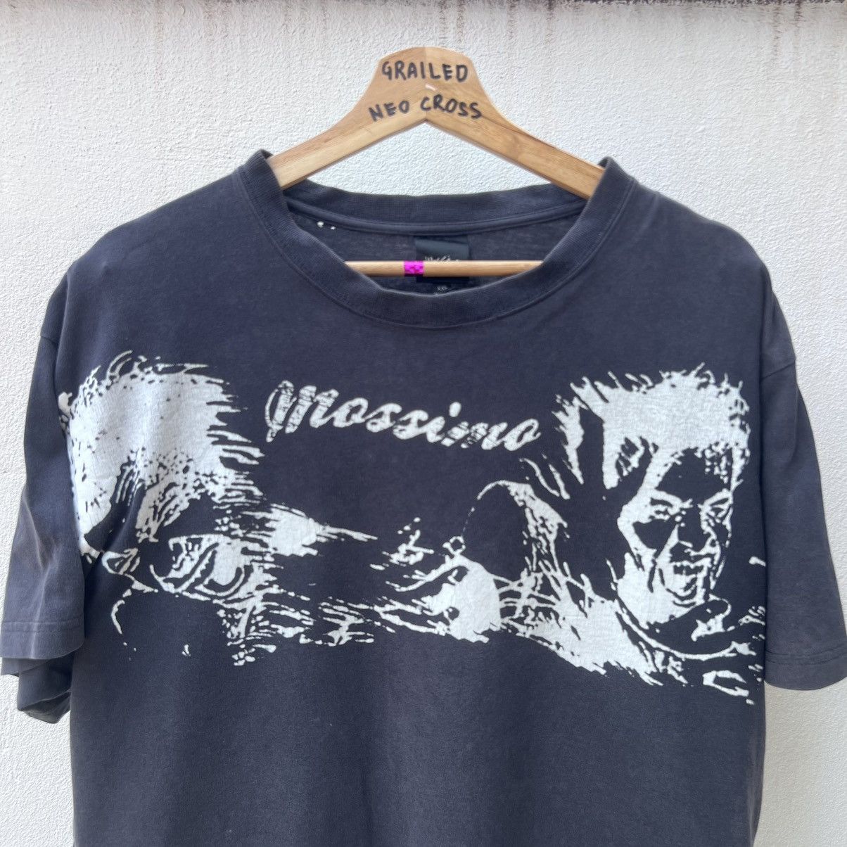 Mossimo Y2K Thrashed Faded Mossimo Punk Tshirt Size US XL / EU 56 / 4 - 2 Thumbnail