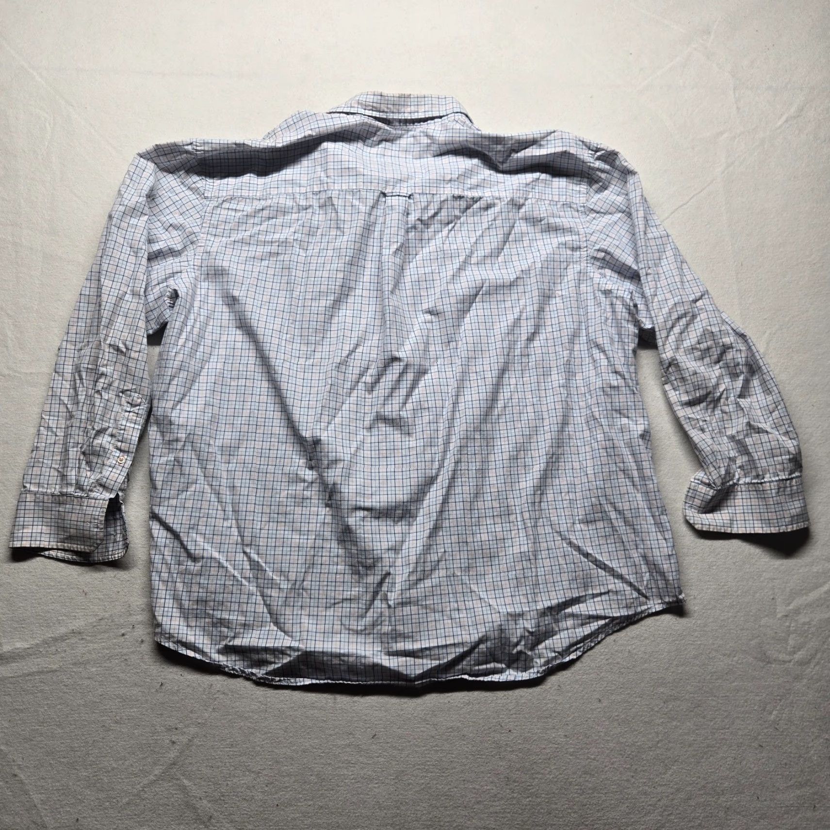 Izod IZOD Shirt Button-Up White Checkered Long Sleeve Adult 3XL Regular Men’s, Cotton, Preppy Classic, Everyday Wear Size US XXL / EU 58 / 5 - 7 Thumbnail