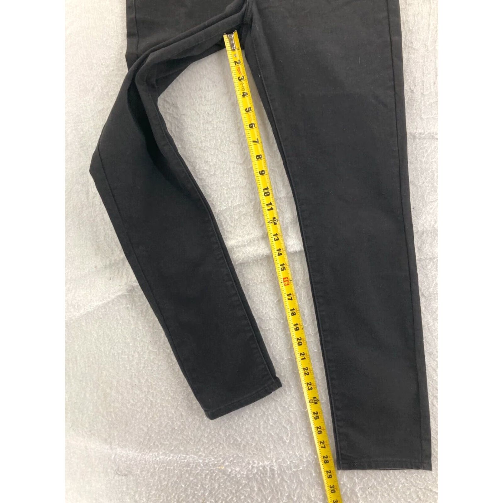 Levi's LEVI'S Levi Strauss Jeans Womens Skinny 30x29 Black Denim Stretch Mid Rise 5-Pocket Regular Clothing Men? Size 30" / US 8 / IT 44 - 5 Thumbnail
