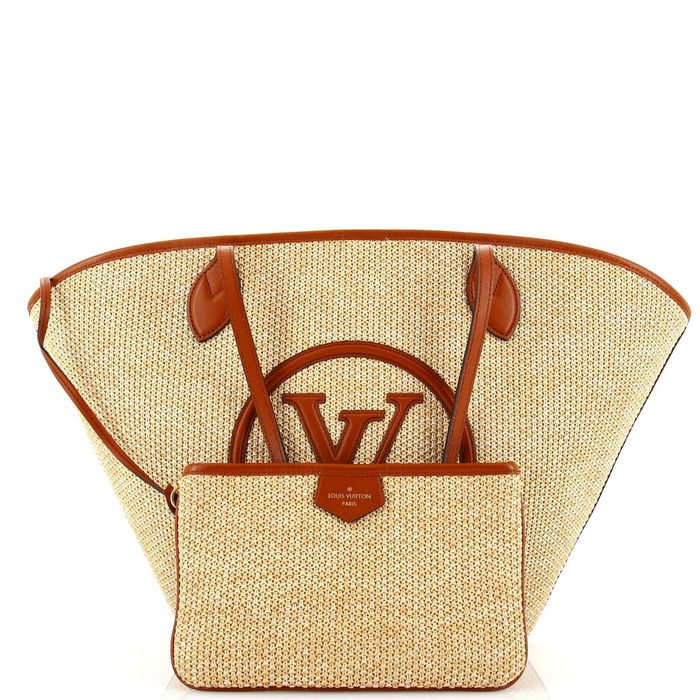 Louis Vuitton Saint Jacques NM Handbag Raffia and Leather - ShopStyle  Shoulder Bags