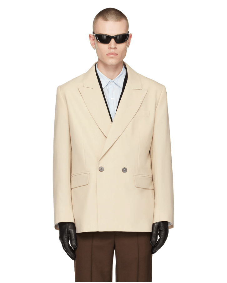 Ernest W. Baker BNWT SS23 ERNEST W. BAKER DOUBLE-BREASTED BLAZER 52 Size US L / EU 52-54 / 3 - 1 Thumbnail