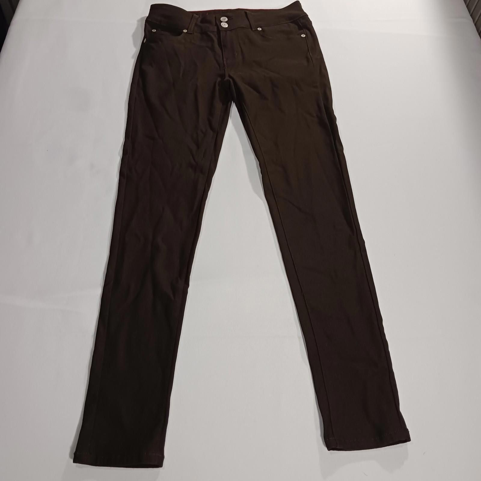 Other GoGo Star Mid-Rise Women's Brown Stretch Skinny Jeans Size L Size 36" / US 14 / IT 50 - 11 Thumbnail