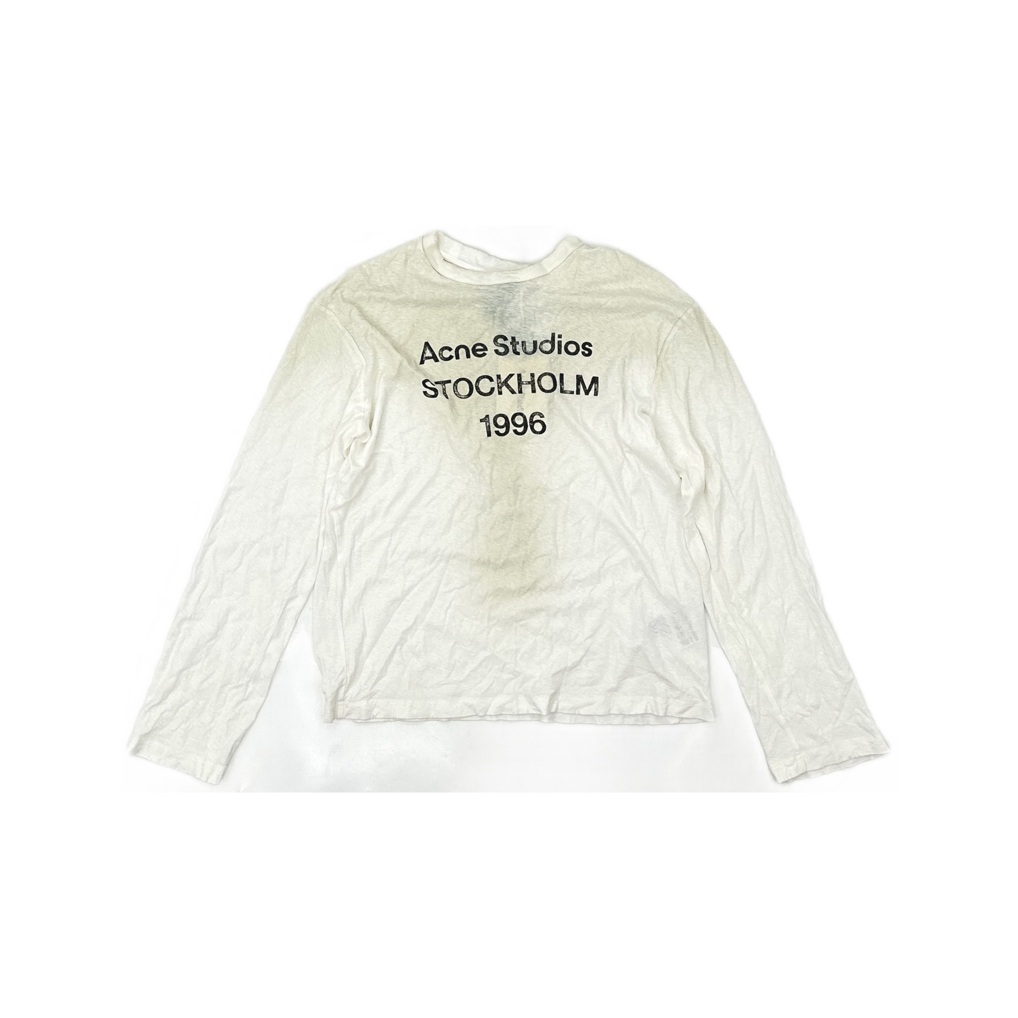 Acne Studios Acne Studios 1996 Logo Long Sleeve T-Shirt Size XXS Size US XXS / EU 40 - 1 Thumbnail