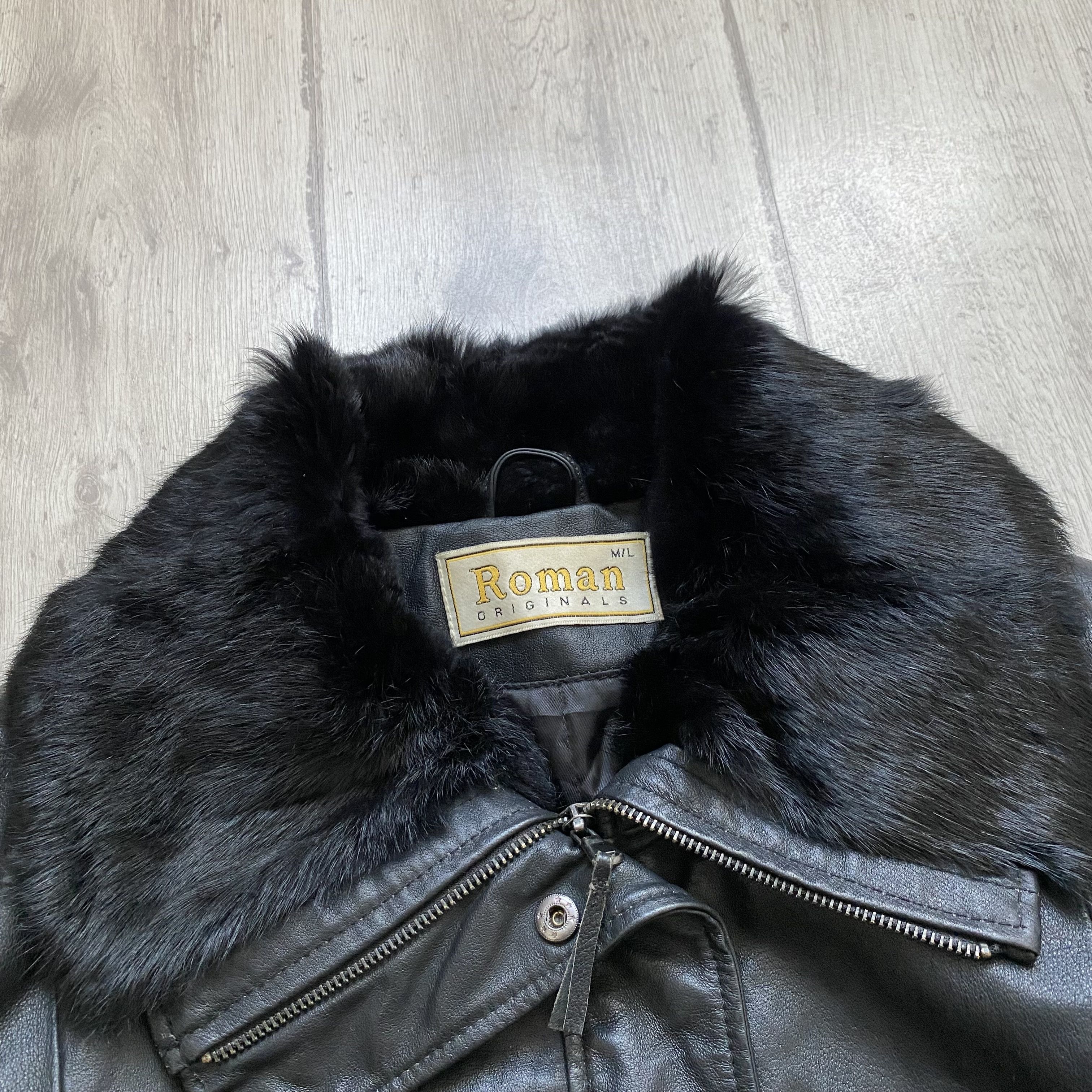 Genuine Leather Y2K Vintage 90s Real Leather Rabbit fur Jacket coat Kapital Size L / US 10 / IT 46 - 5 Thumbnail