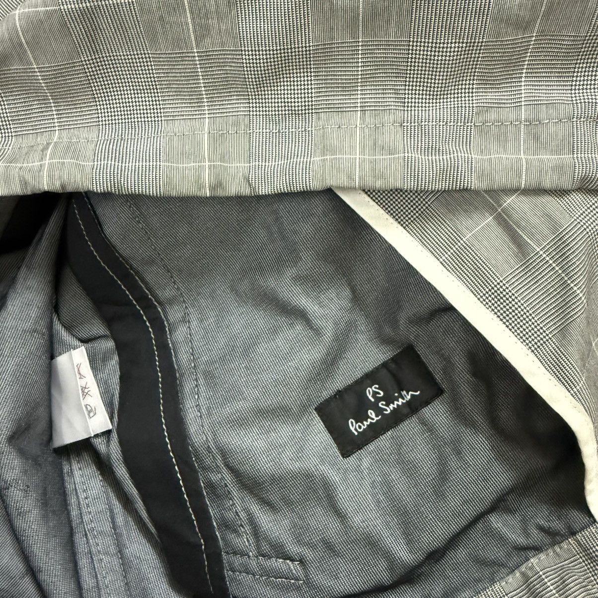 Paul Smith Paul Smith Grey Plaid Jacket Windbreaker Size US M / EU 48-50 / 2 - 7 Thumbnail