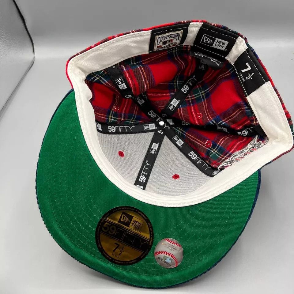 New Era Cincinnati Reds Hat Men Red Blue 59Fifty New Era Fitted Cap Size ONE SIZE - 5 Thumbnail