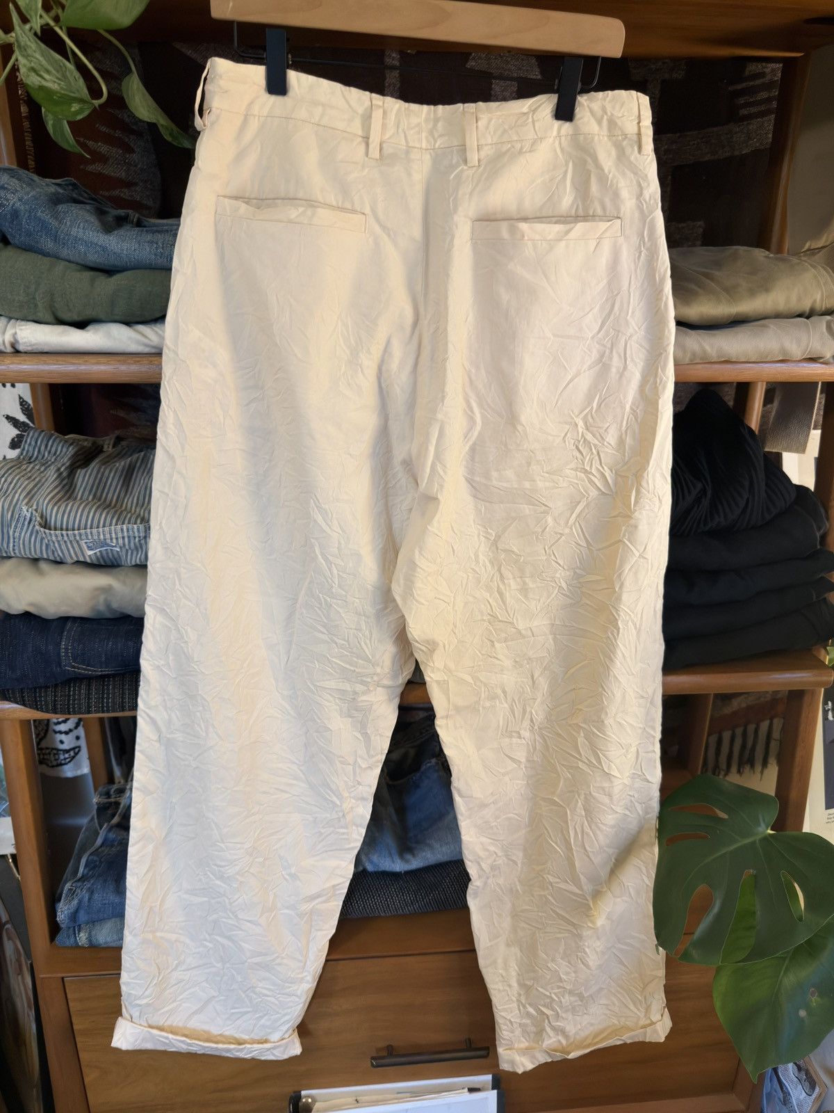 Auralee Auralee wrinkled finx cotton pants Size US 32 / EU 48 - 2 Thumbnail