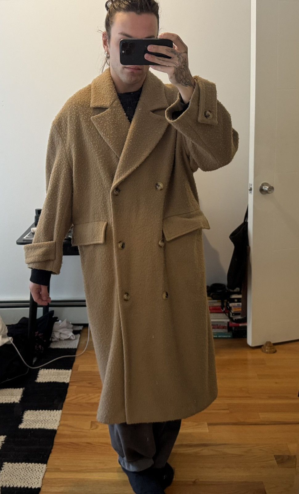 Amiri Double breasted wool coat Size S / US 4 / IT 40 - 1 Thumbnail
