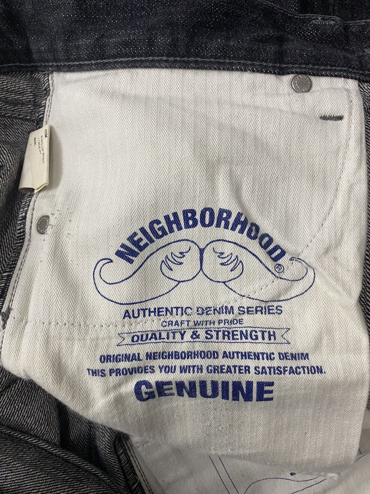 Neighborhood Neighborhood - 14oz Rigid Basic Denim selvedge pants Size US 34 / EU 50 - 8 Thumbnail