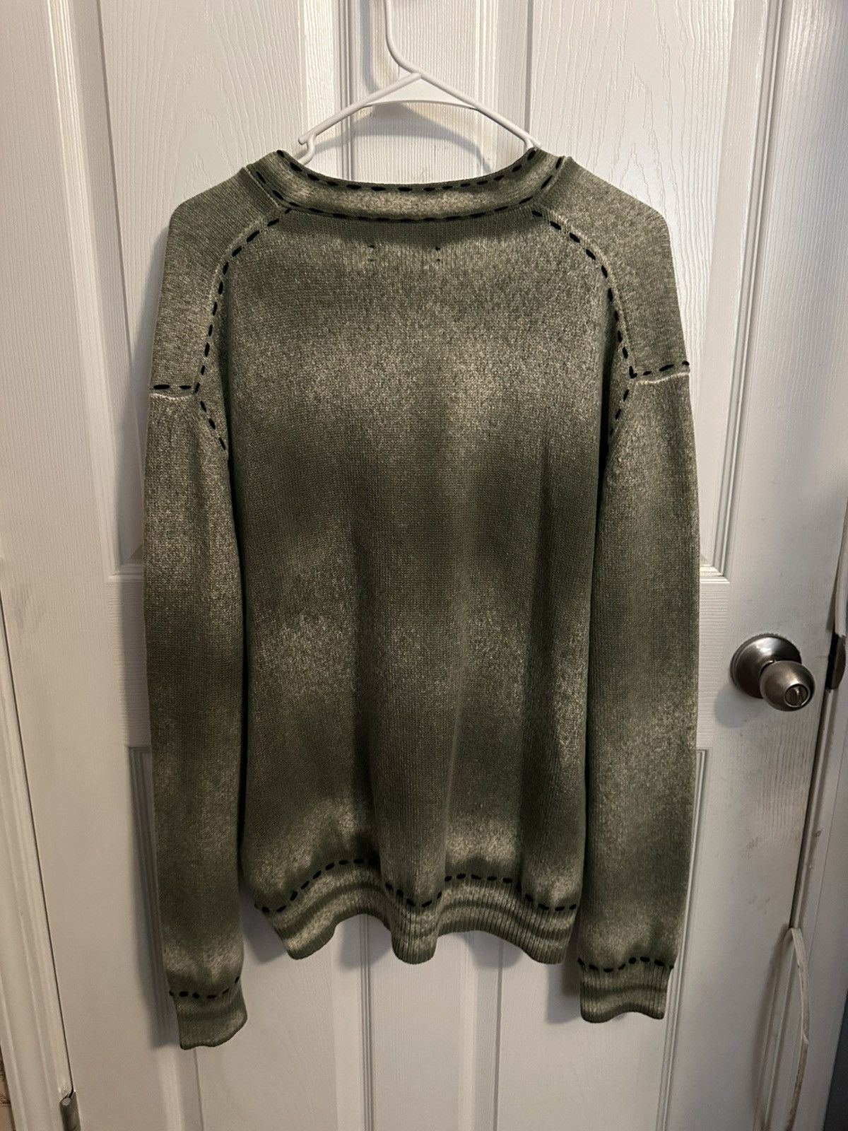 Amiri AMIRI PIGMENT SPRAY CARDIGAN MENS Size US M / EU 48-50 / 2 - 10 Thumbnail