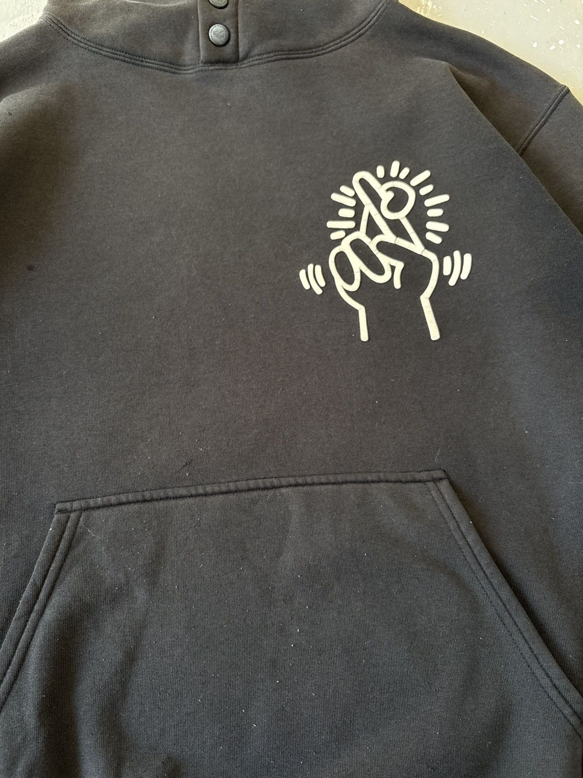 Keith Haring Vintage Distressed Faded Keith Haring Hoodie Sweatshirt Size US M / EU 48-50 / 2 - 6 Thumbnail