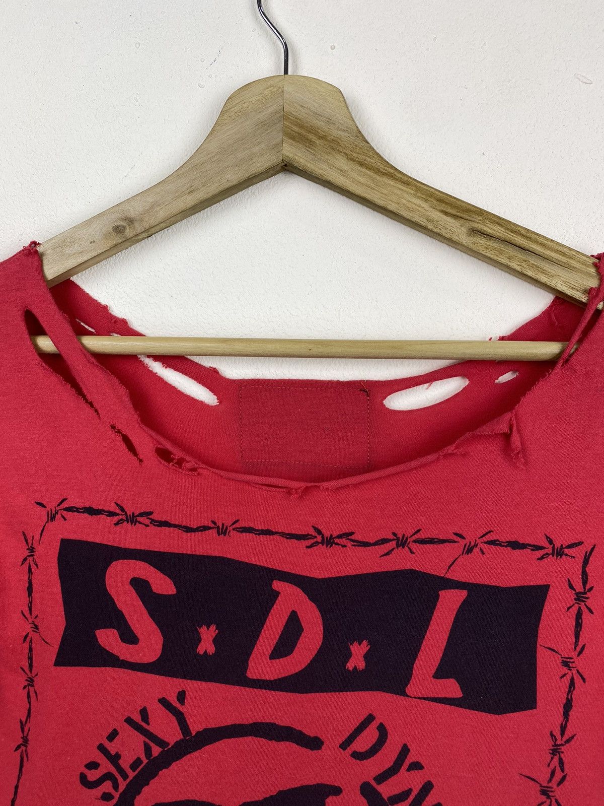 Seditionaries 💥RARE💥 Sexy Dynamite London “Anarchy” Punk Ripped Tshirt Size US XS / EU 42 / 0 - 2 Thumbnail