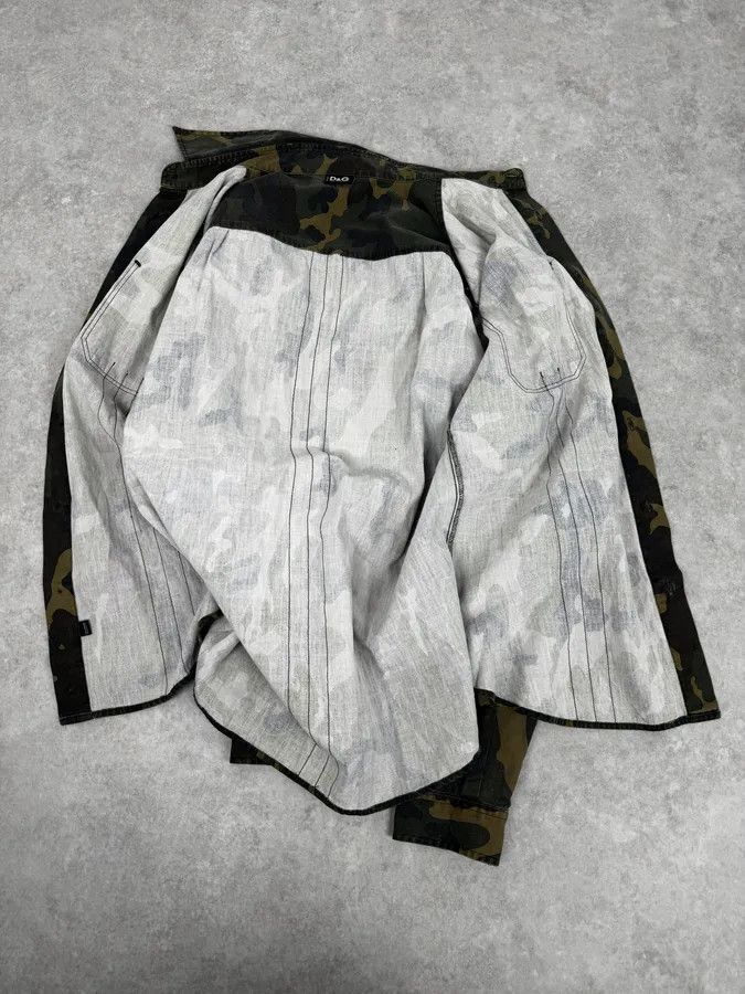 Dolce & Gabbana AW2004 Dolce & Gabbana Camo Khaki Cargo Shirt Size US M / EU 48-50 / 2 - 7 Thumbnail