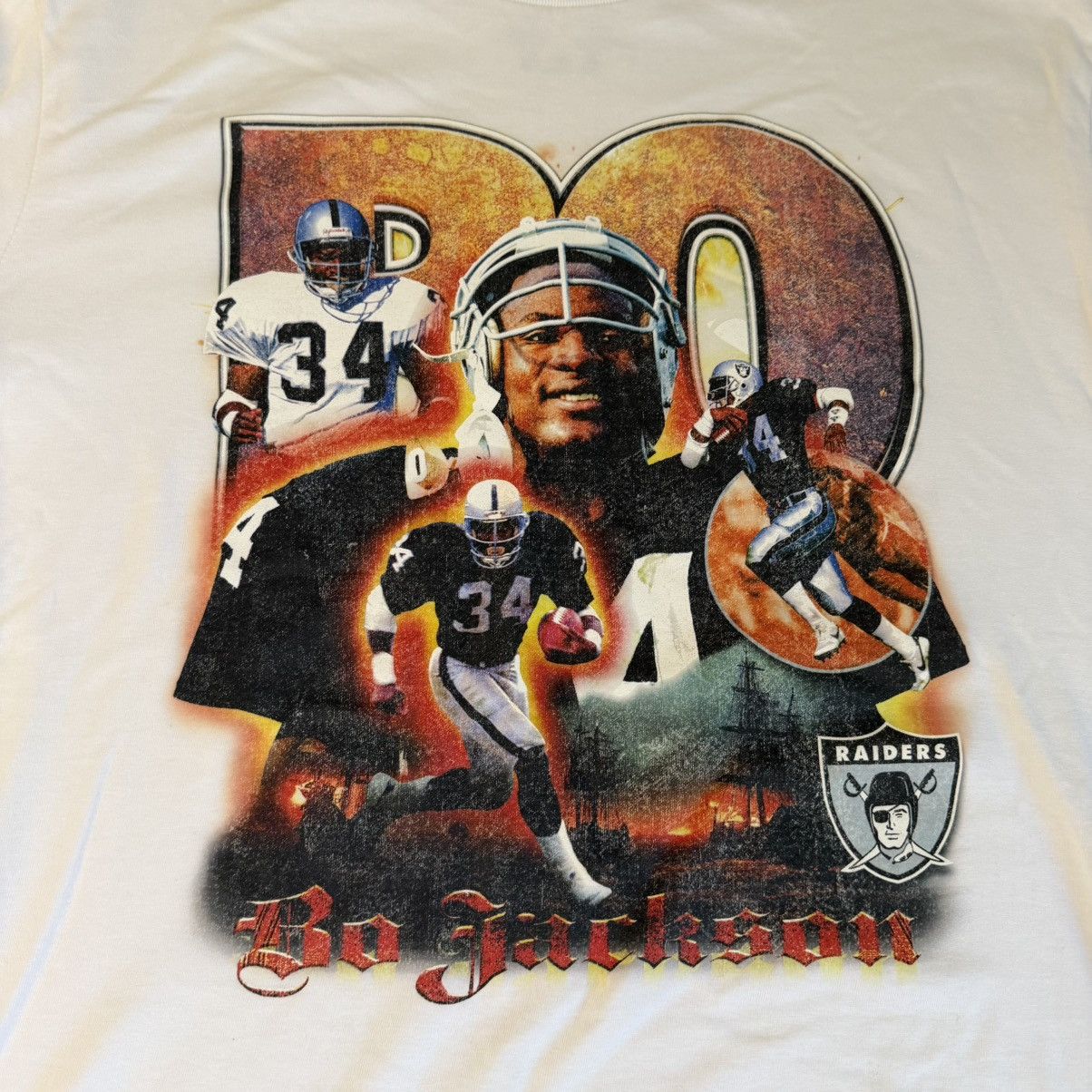 Mitchell & Ness Mitchell & Ness Bo Jackson Raiders Graphic T-Shirt Size US L / EU 52-54 / 3 - 2 Thumbnail