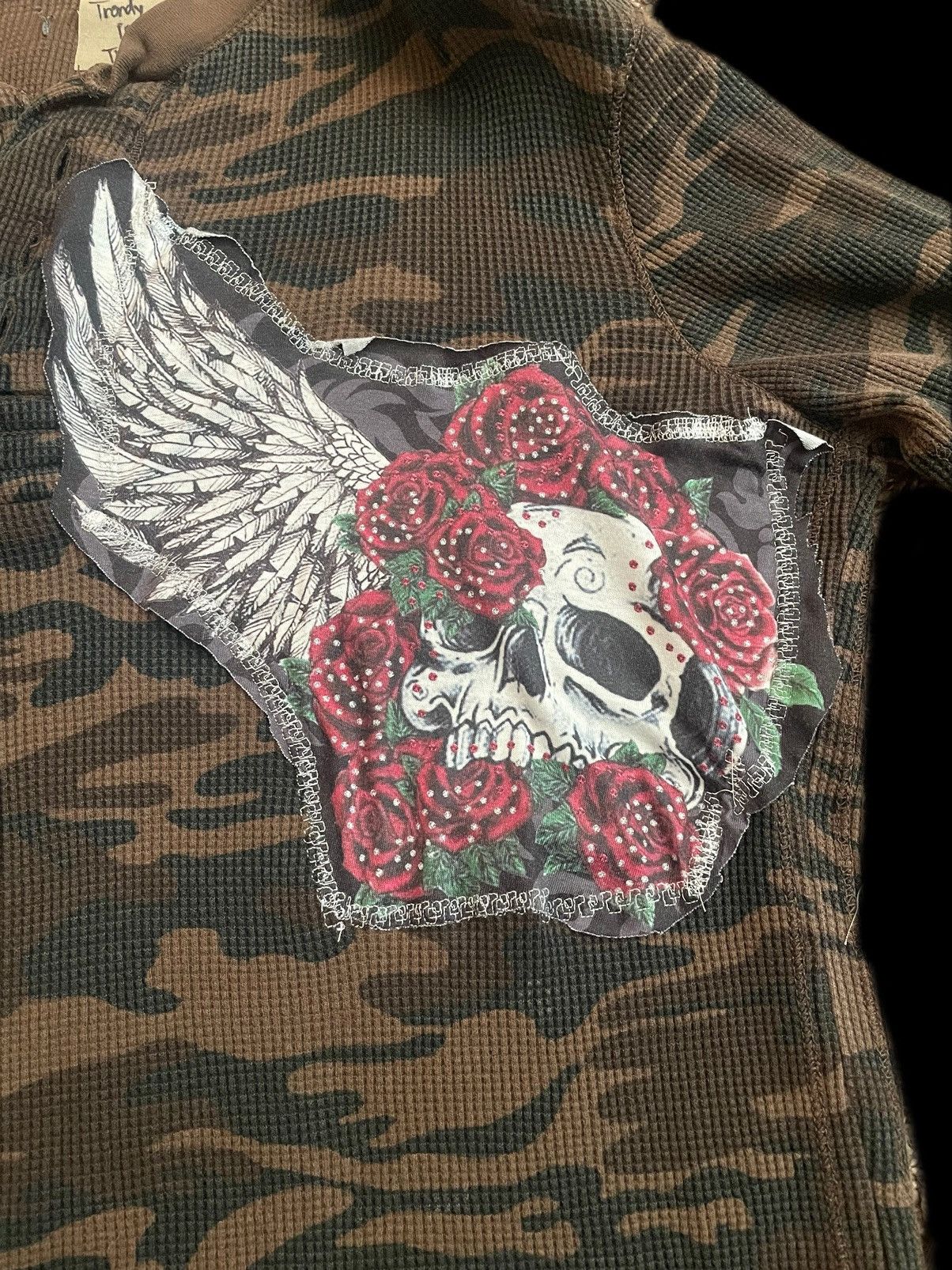 Handmade Thermal Patchwork Camo Long Sleeve Size US M / EU 48-50 / 2 - 4 Thumbnail