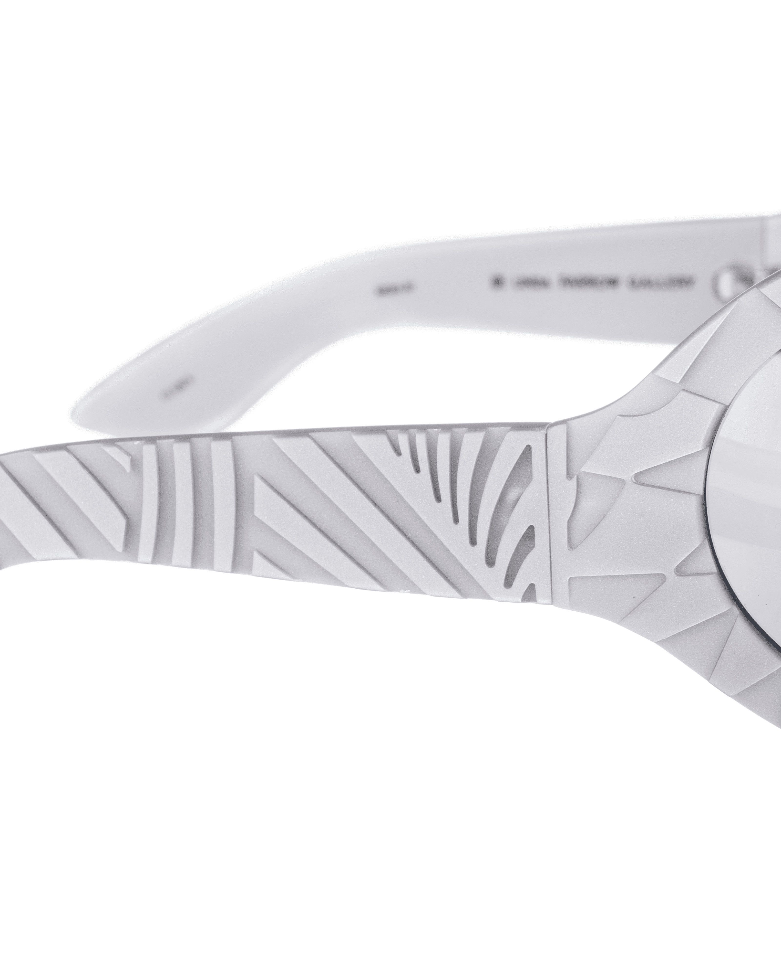 Jeremy Scott Jeremy Scott SS2013 Wraparound Gray Sunglasses Size ONE SIZE - 3 Thumbnail