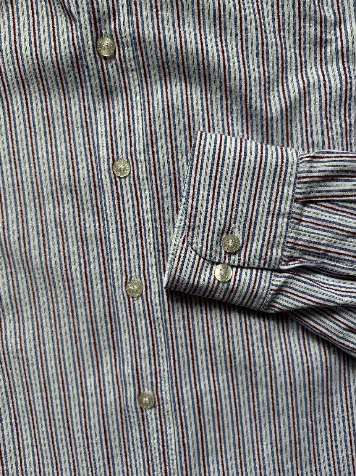 Designer Etro Formal designer striped button-up shirt Size US M / EU 48-50 / 2 - 7 Thumbnail
