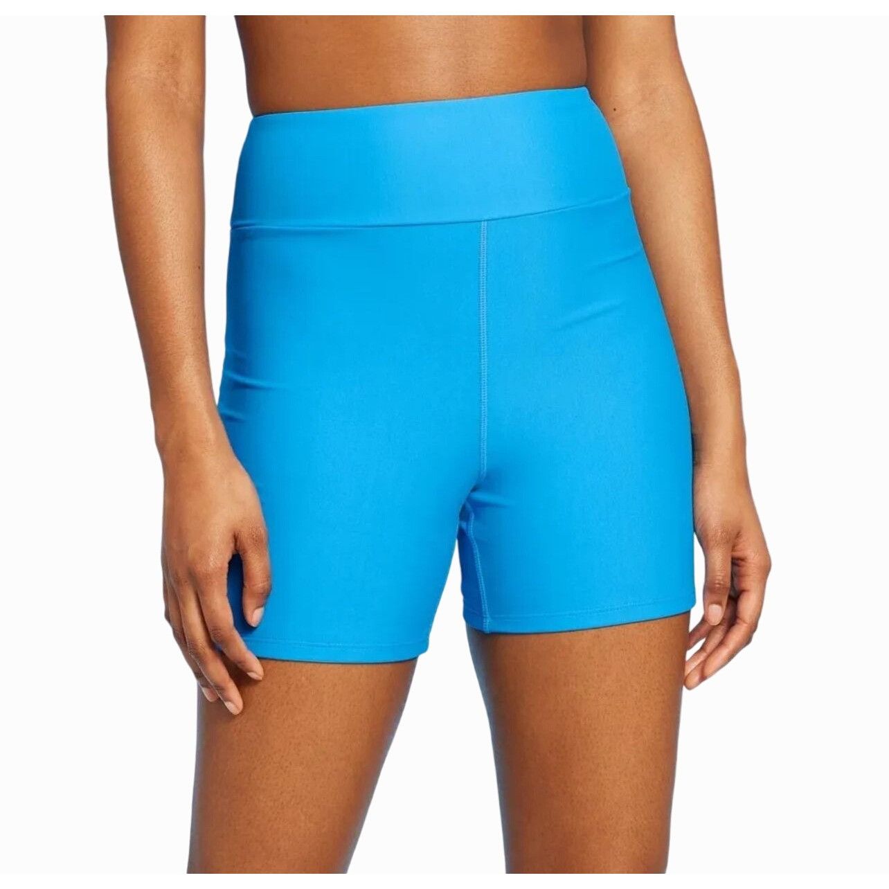 Other Wild Fable Women's High Waisted bike Shorts - Light Blue - X Size 24" / US 00 / IT 34 - 1 Thumbnail