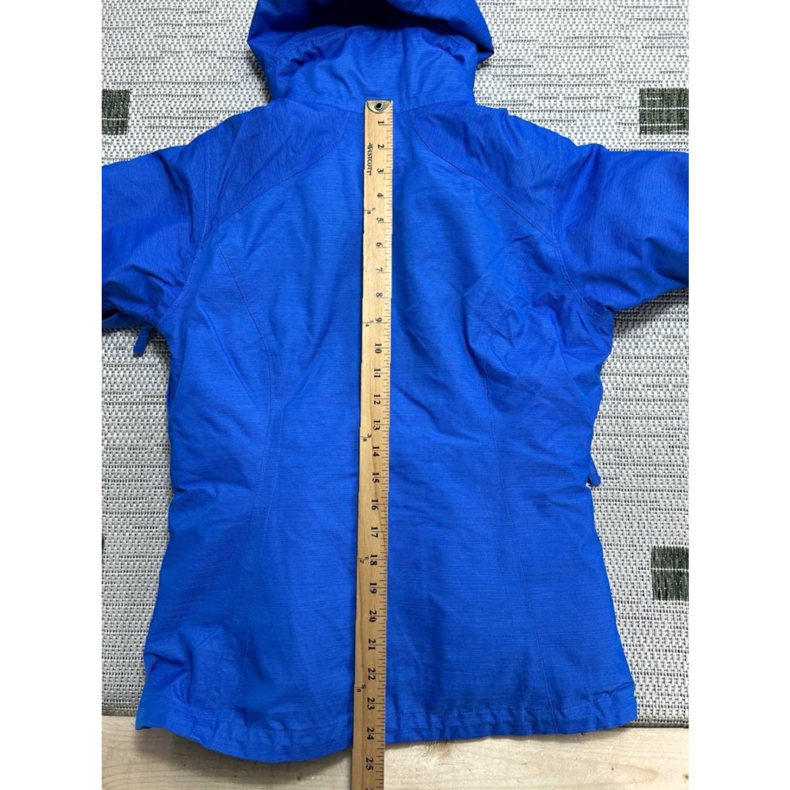 Vintage Columbia Interchange Parka Jacket Womens XS Blue Omni Tech Hooded Waterproof Jacket Woman XS Blue Parka Omni Tech Waterproof Size XS / US 0-2 / IT 36-38 - 5 Thumbnail
