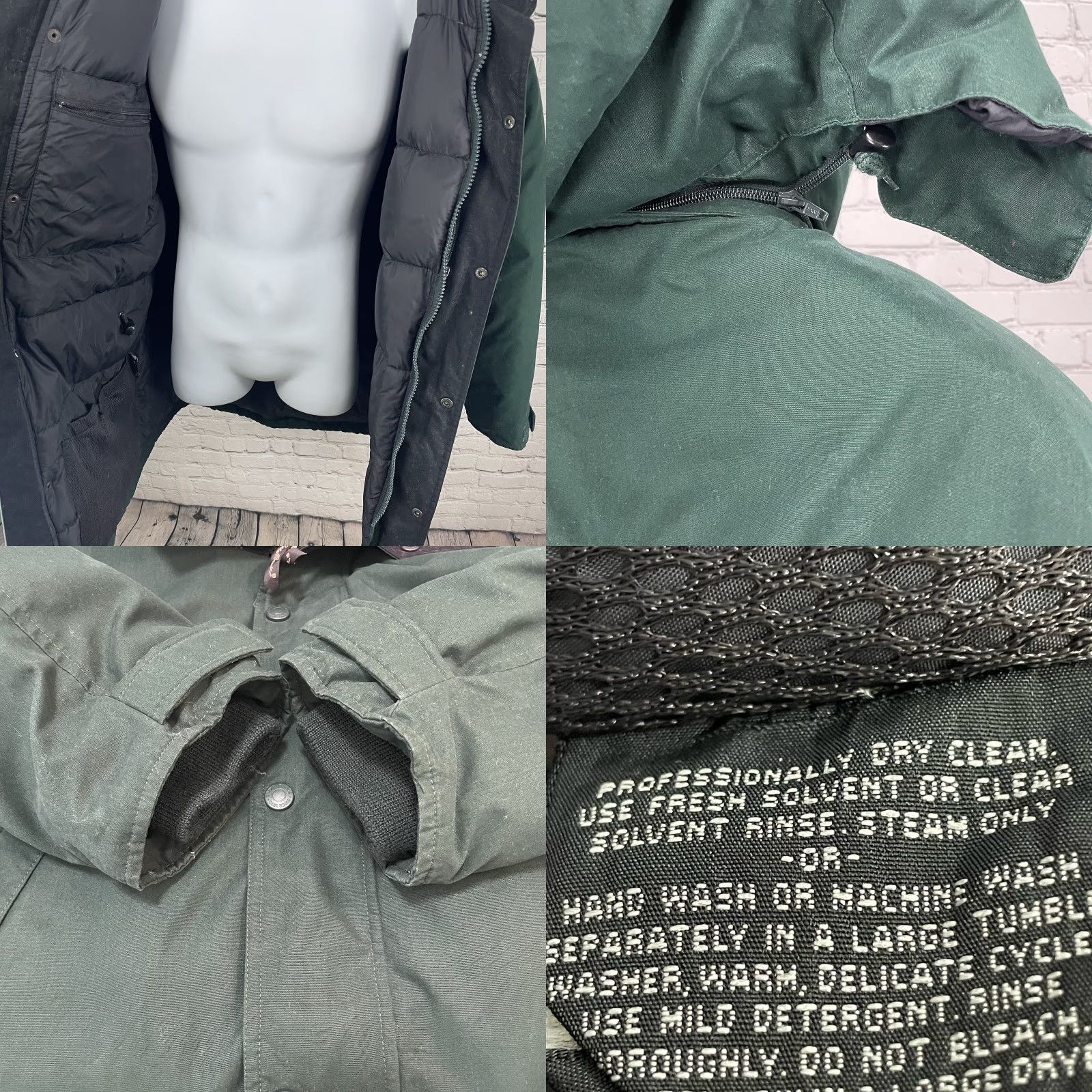 Eddie Bauer Eddie Bauer Coat Mens M Green Down Filled Removable Hood Zip Puffer Jacket Regular Size Medium Size US M / EU 48-50 / 2 - 9 Thumbnail