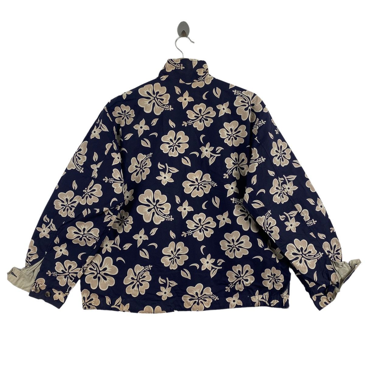 Lands' End LAND'S END Flower Overprint Reversible Bomber Jacket Size US M / EU 48-50 / 2 - 2 Thumbnail