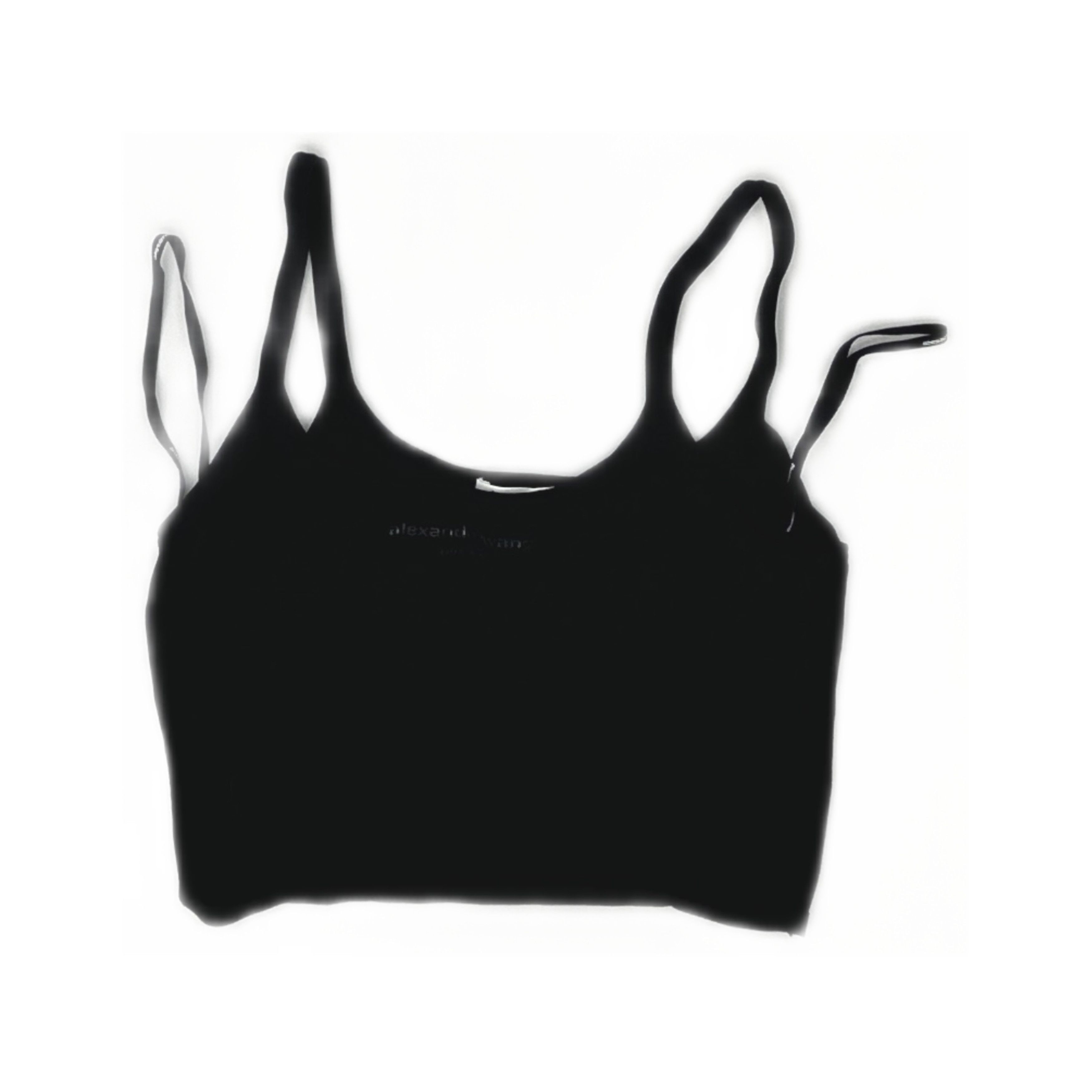 Alexander Wang Alexander Wang Logo Strap Tank Top Black Size XS Size XS / US 0-2 / IT 36-38 - 1 Thumbnail