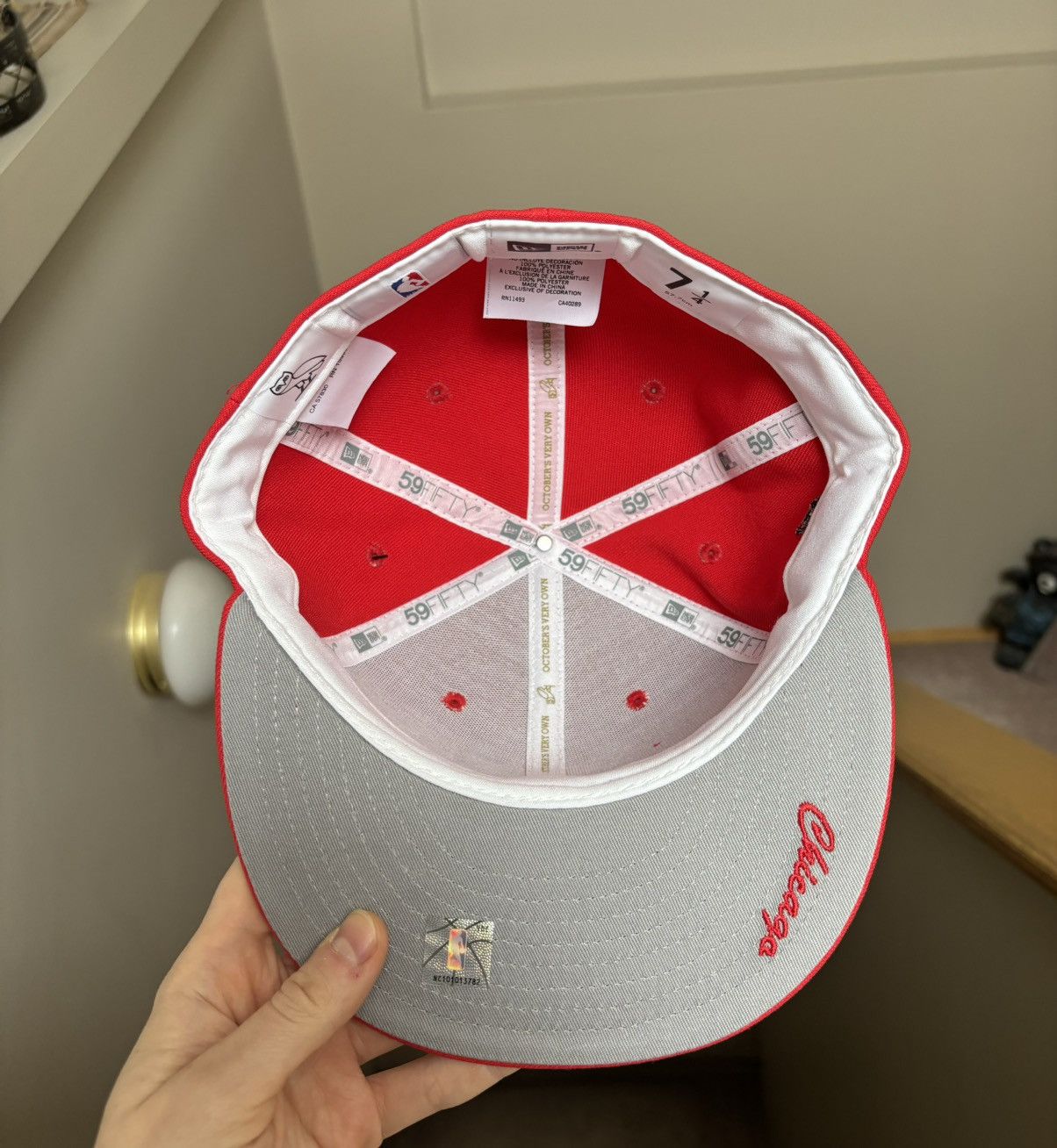 NBA × New Era × October's Very Own OVO x New Era Chicago Bulls Fitted Hat Size ONE SIZE - 4 Thumbnail