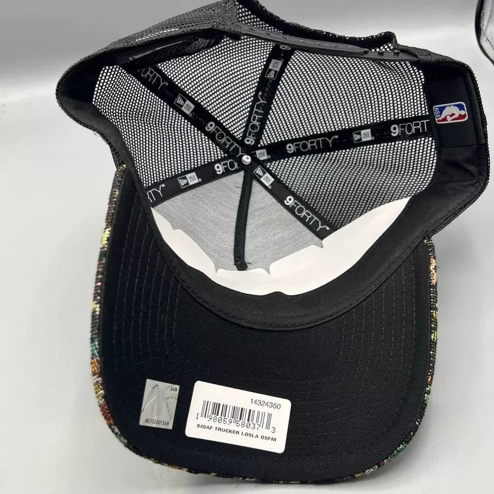 New Era Los Angeles LA Lakers Trucker Hat Men 9Forty New Era Size ONE SIZE - 4 Thumbnail