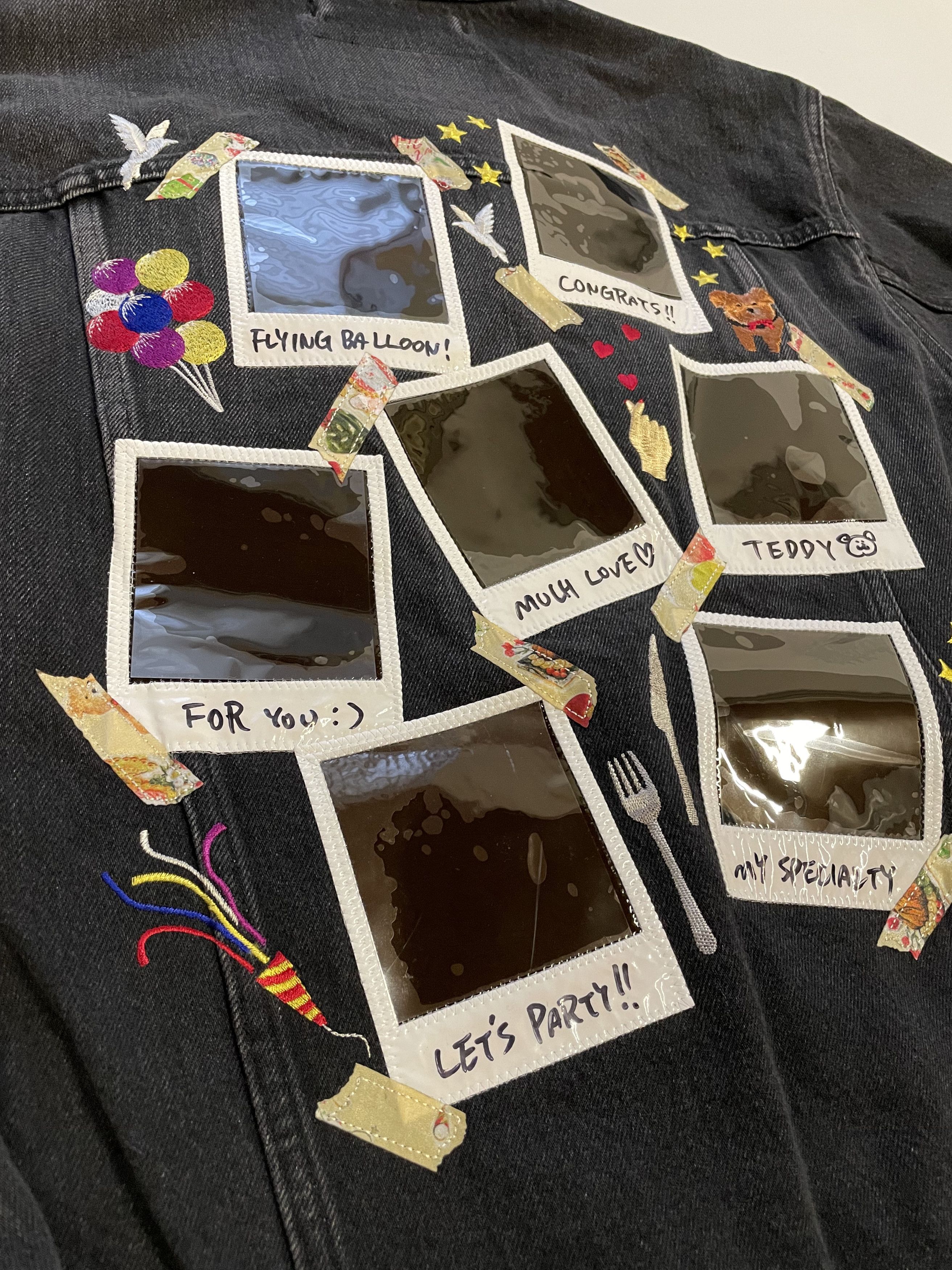 Doublet Doublet Memorial Polaroid Denim Jacket (0584) Size US M / EU 48-50 / 2 - 10 Thumbnail