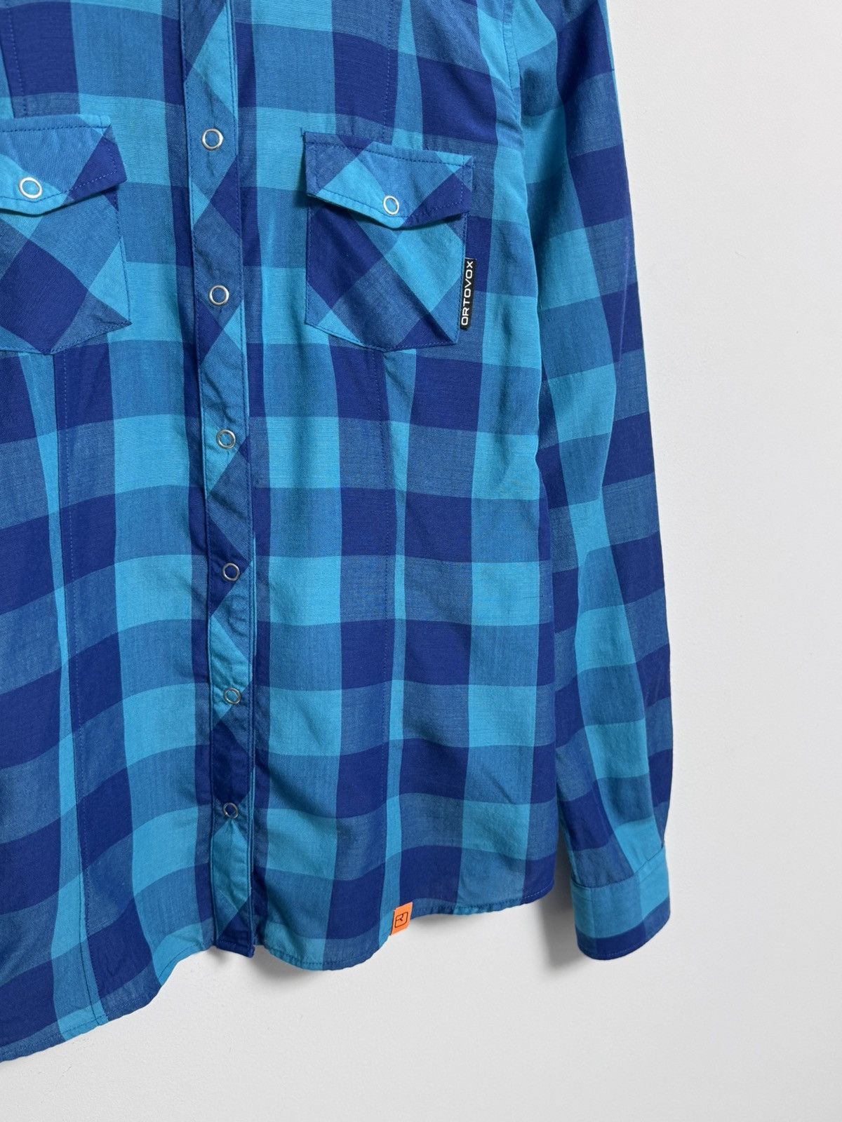 ORTOVOX × Vintage Ortovox Button Up Check Merino Size M / US 6-8 / IT 42-44 - 7 Thumbnail