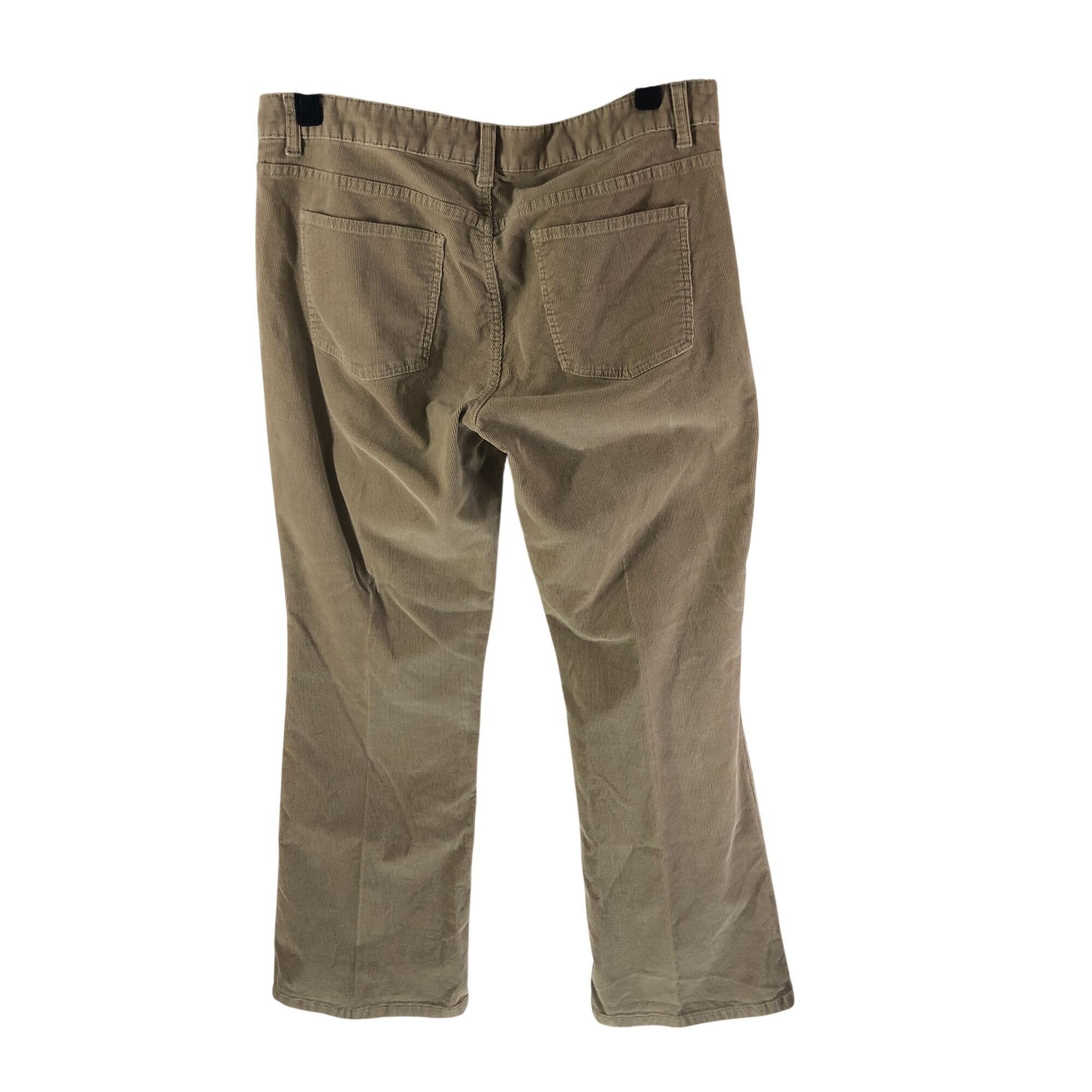 Talbots Talbots Womens Signature Boot Corduroy Pants Beige Stretch 1 Size 34" / US 12 / IT 48 - 2 Thumbnail