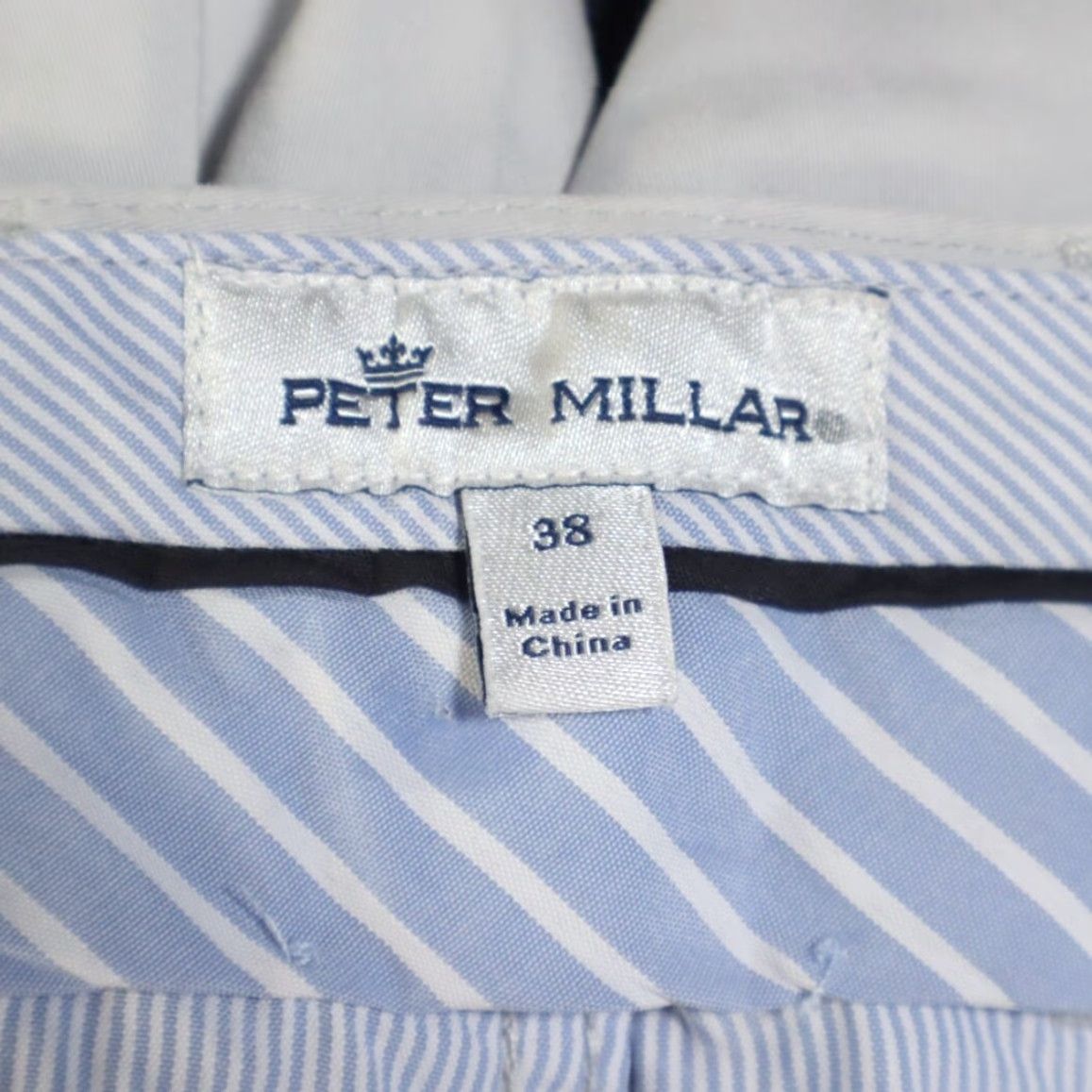 Peter Millar Peter Millar Chino Pants Men's 38 Gray Stretch Ultimate Sateen 5 Pocket Cotton Blend Casual Regular Inseam 34in Size US 38 / EU 54 - 5 Thumbnail