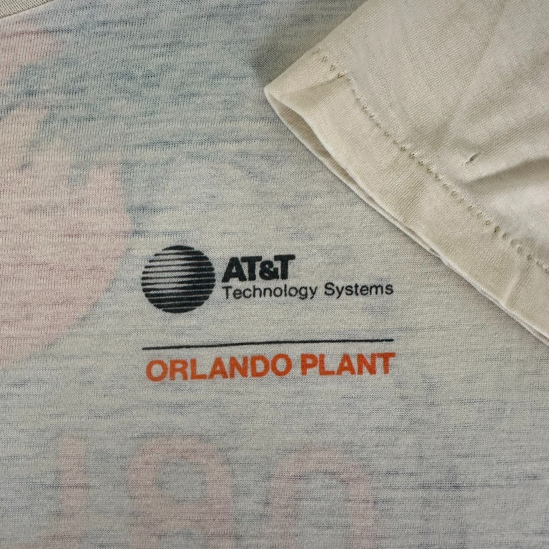 Vintage Vintage 80s Distressed AT&T Orlando T-Shirt Single Stitch Te Size US M / EU 48-50 / 2 - 5 Thumbnail