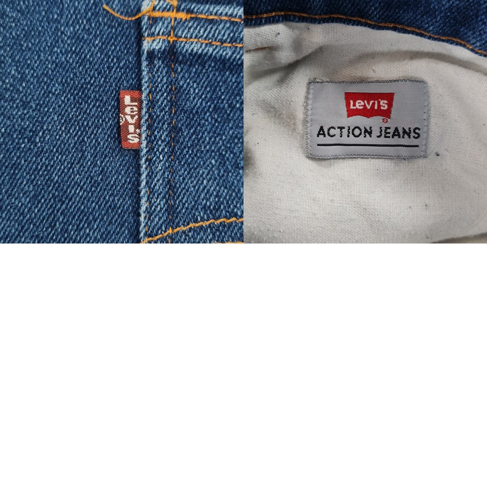 Levi's VINTAGE Levi's Action Jeans Mens Blue Straight Zip Fly 90s Denim W38 L32 Mens Jeans Size US 38 / EU 54 - 9 Thumbnail