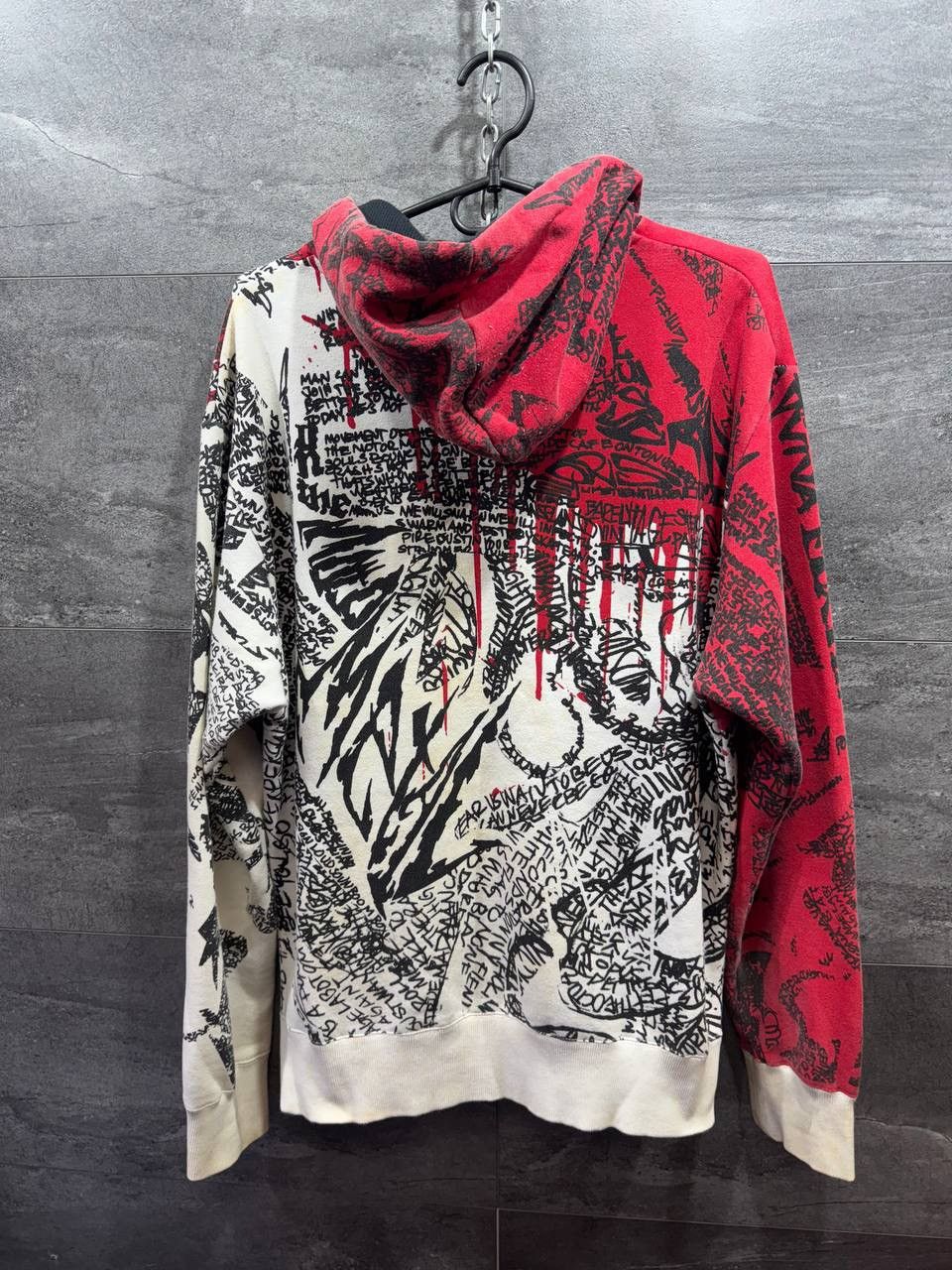 Vintage Vintage Sasquatch Zip Up Hoody Fox Racing Red Distressed Y2K Size US L / EU 52-54 / 3 - 4 Thumbnail
