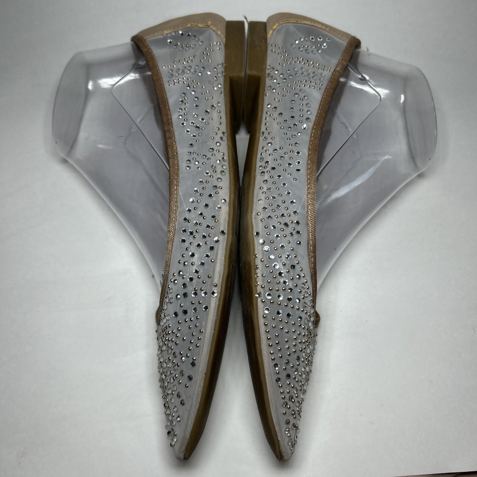 BCBGeneration BCBGeneration Women Slip-On Mesh Rhinestone Ballerina Size8M Size US 8 / IT 38 - 5 Thumbnail