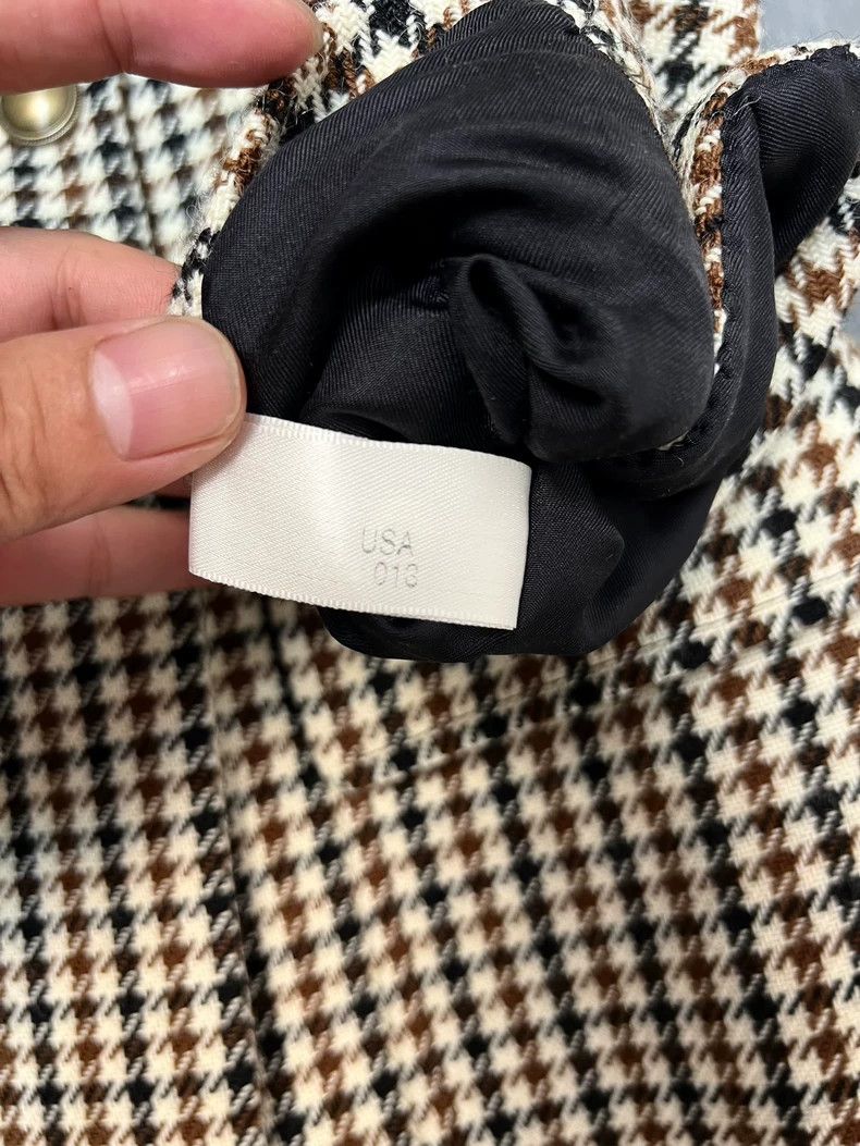 Saint Laurent Paris Saint Laurent Paris Brown velour patchwork gun-neck double Size XS / US 0-2 / IT 36-38 - 6 Thumbnail
