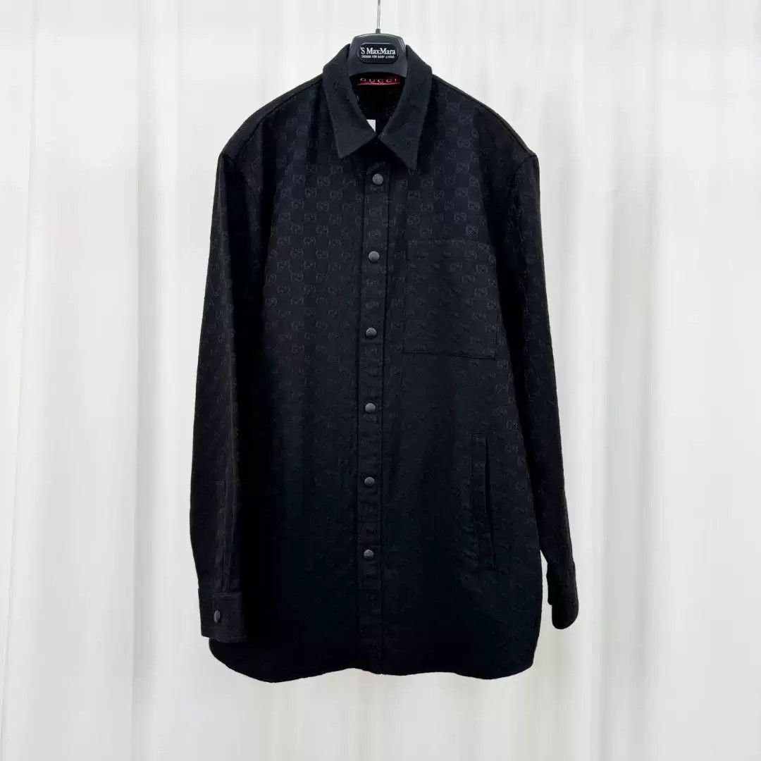 Gucci gucci printed denim shirt jacket size 48 Size US L / EU 52-54 / 3 - 1 Thumbnail