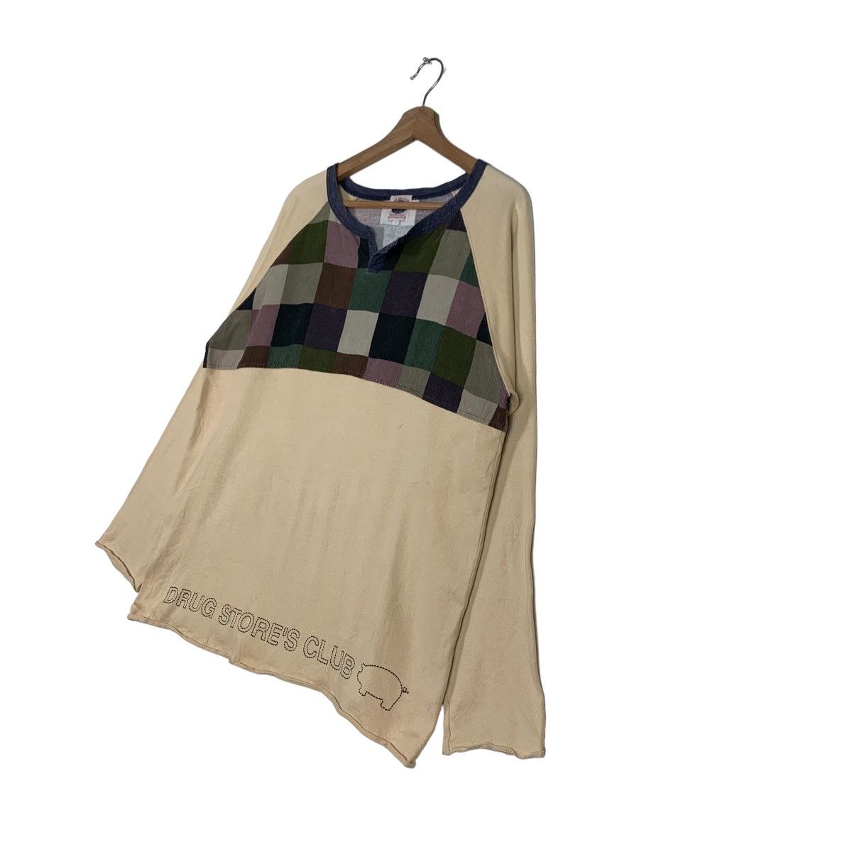 Japanese Brand The Drug Store's Club Long Sleeve T Shirt #0113-C6 Size US M / EU 48-50 / 2 - 2 Thumbnail