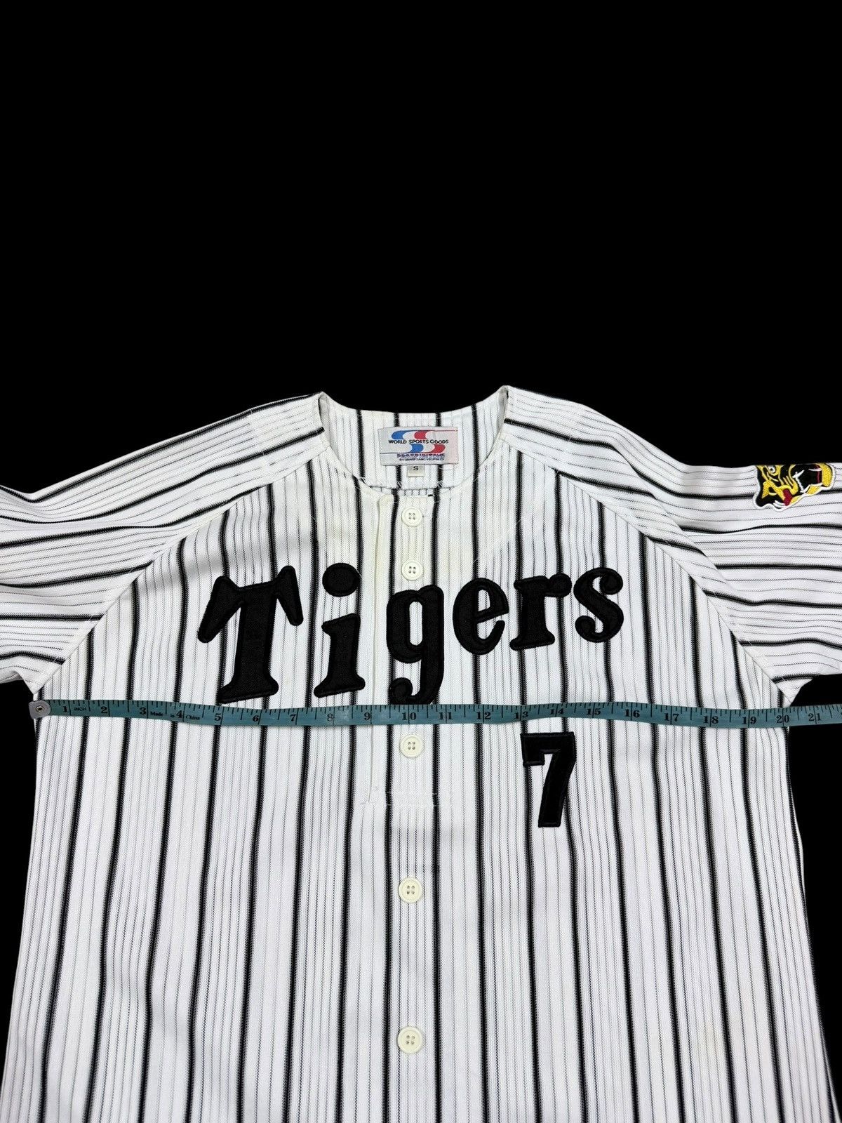 Japanese Brand Vtg🔥90’s Hashin Tigers Baseball Jersey #7 IMAOKA Size US S / EU 44-46 / 1 - 11 Thumbnail