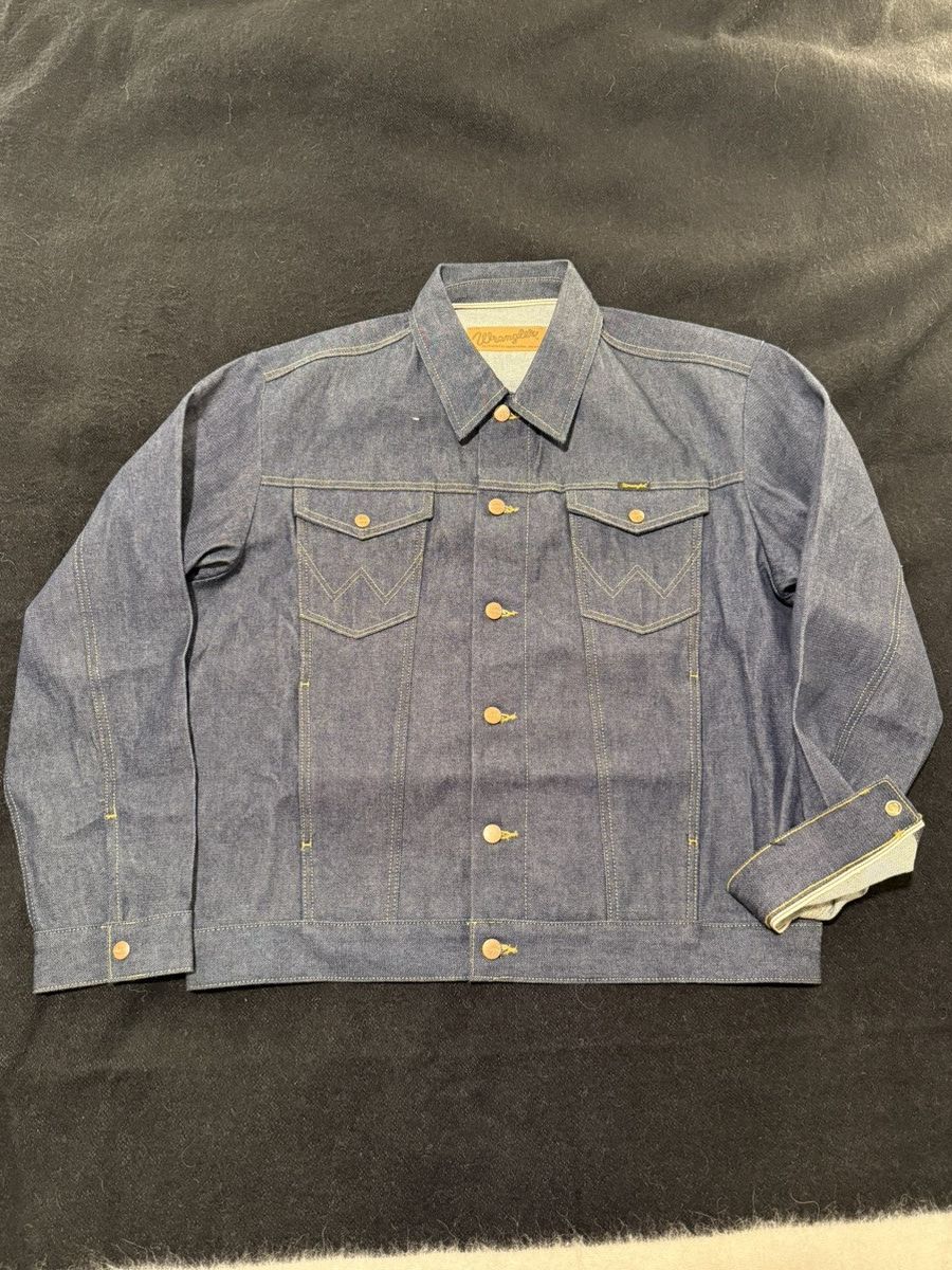 Wrangler Wrangler Cowboy Cut Selvedge Unlined Denim Jacket Size US L / EU 52-54 / 3 - 1 Thumbnail