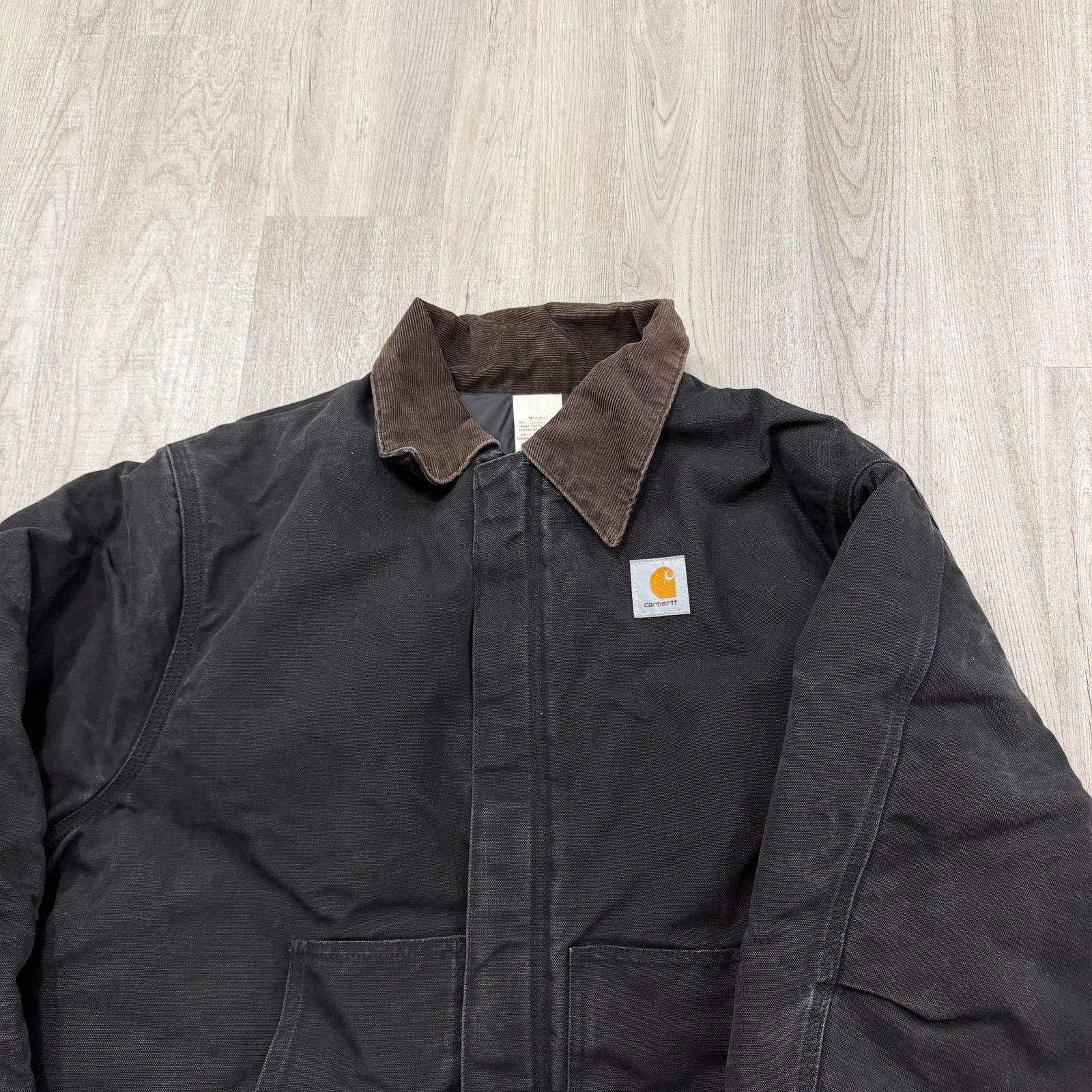 Carhartt Vintage Carhartt Duck Canvas Jacket Men's 54 Tall 3XL Black Size US XXL / EU 58 / 5 - 2 Thumbnail