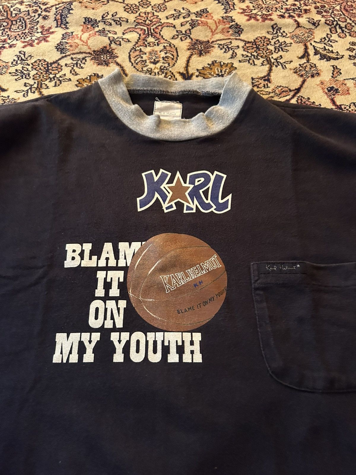 Designer × Karl Helmut × Vintage VINTAGE KARL HELMUT TSHIRT Size US L / EU 52-54 / 3 - 2 Thumbnail