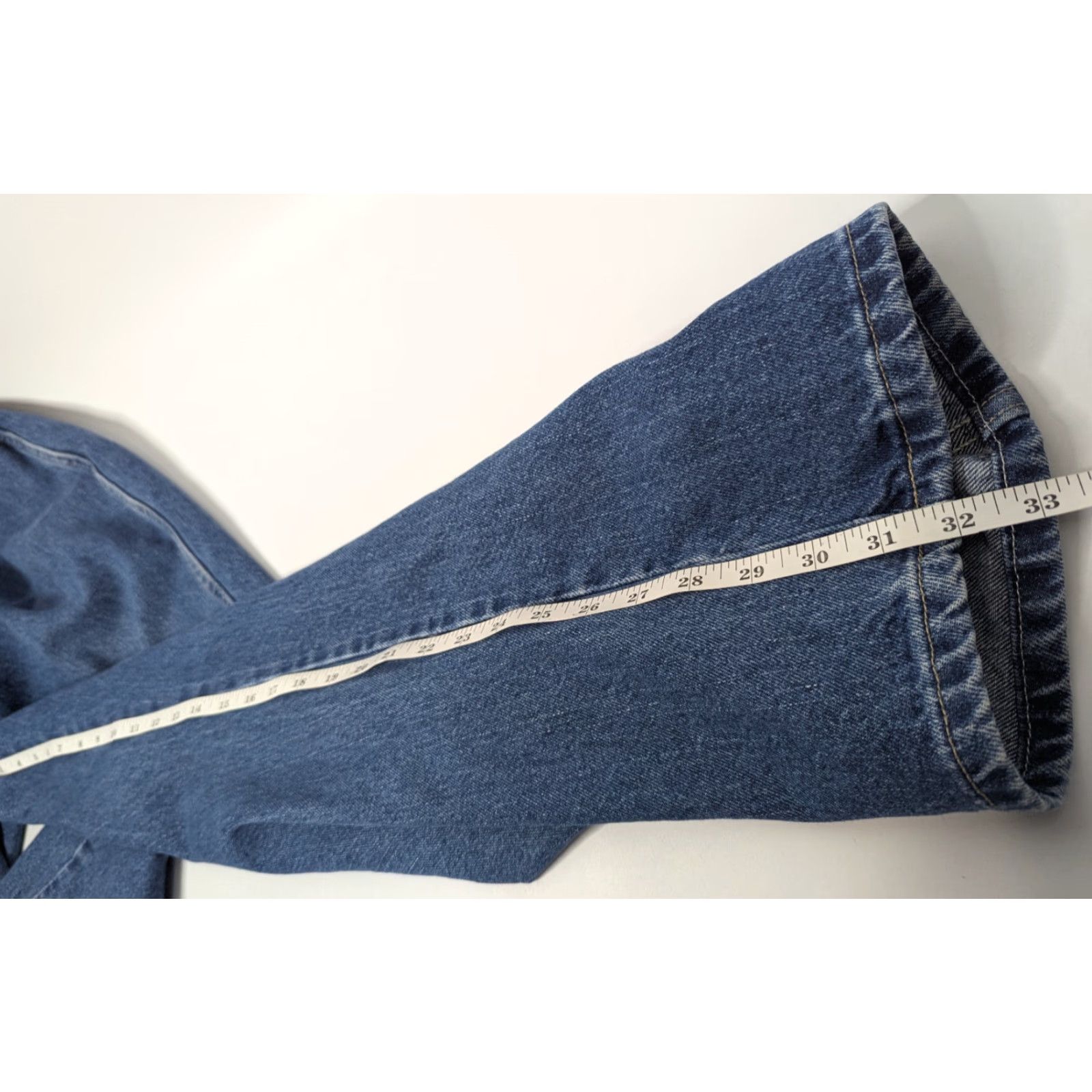 Dickies Dickies Jeans Men 5-Pocket Straight Relaxed Fit Blue 44x32 Denim Cotton Workwear Big & Tall W Mens Size US 44 / EU 60 - 6 Thumbnail