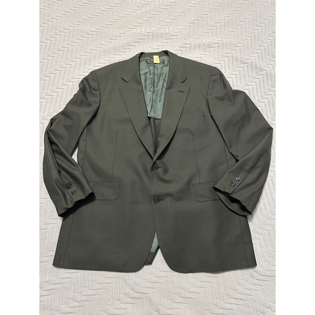 Brooks Brothers Brooks Brothers olive green two button wool blazer size 45R Size 44R - 1 Thumbnail