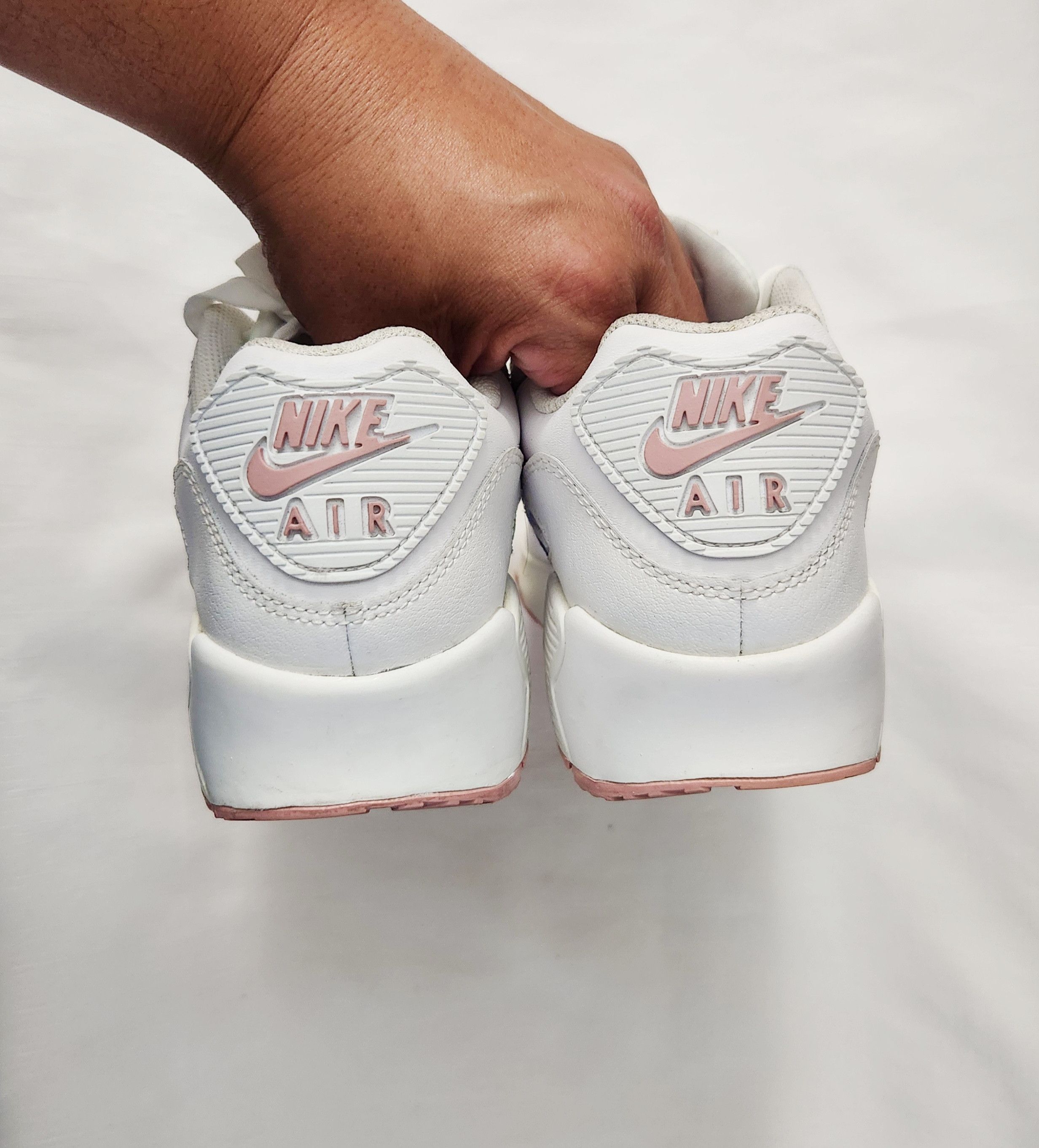 Nike Nike Air Max 90 LTR GS White Pink Glaze CD6864-115 GS 7y 8.5 Size US 8.5 / IT 38.5 - 8 Thumbnail