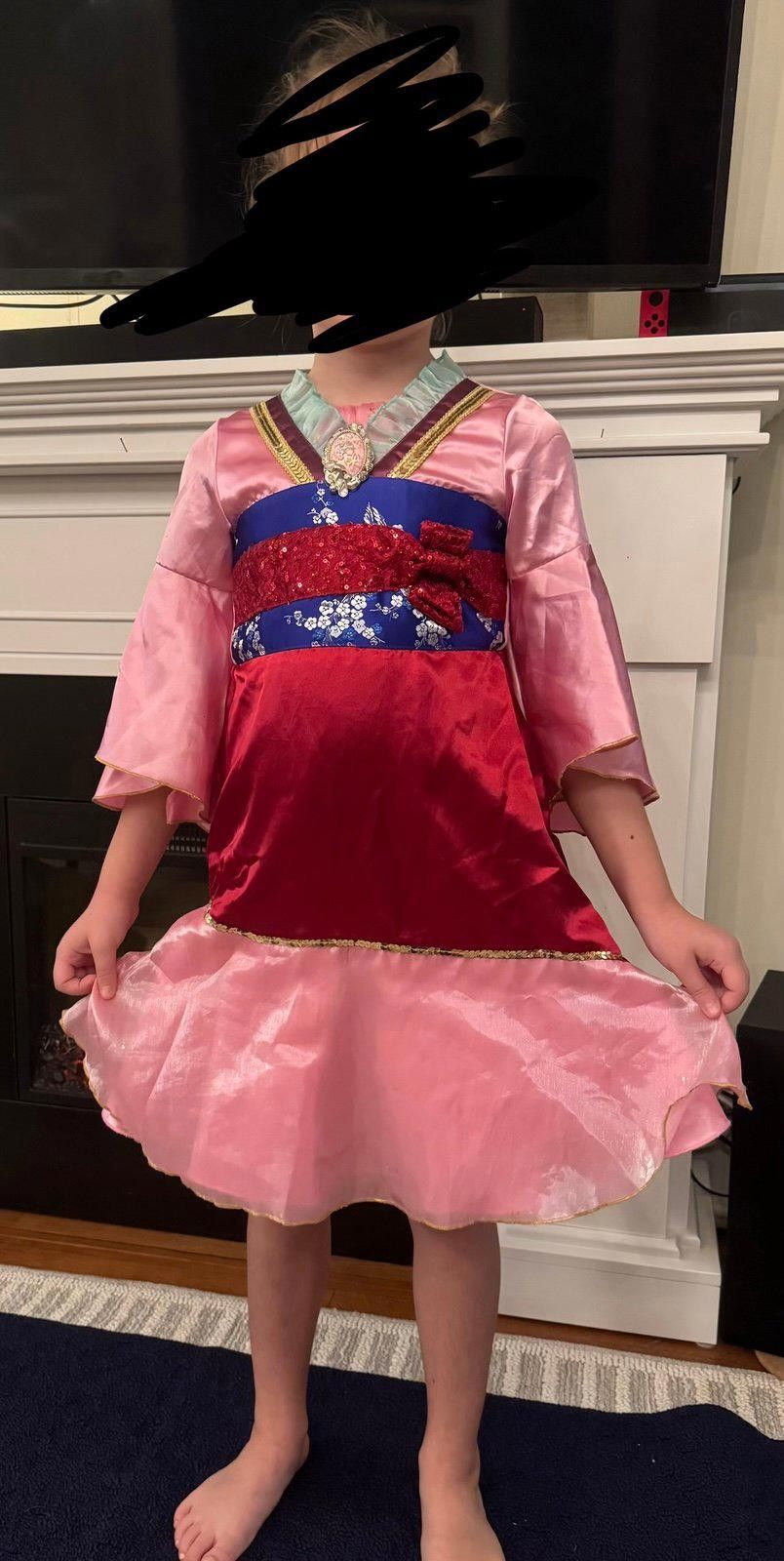 Disney Disney Mulan dress 3T 4T 5T 6 6x Size ONE SIZE - 1 Thumbnail