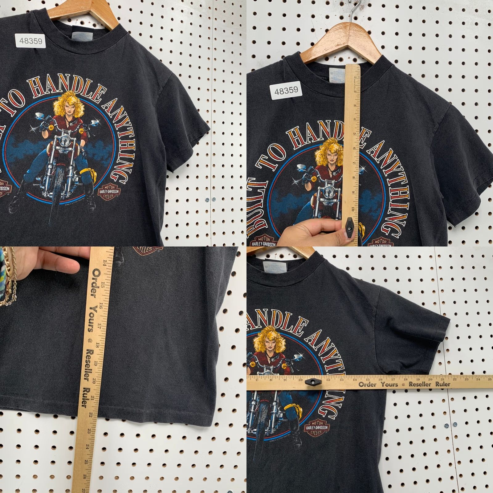 Harley Davidson VINTAGE Harley-Davidson Graphic T Shirt Women S Black 1993 Baton Rouge USA Harley-Davidson Graphic T Shirt Women S Black 1993 Baton Rouge USA Size S / US 4 / IT 40 - 9 Thumbnail