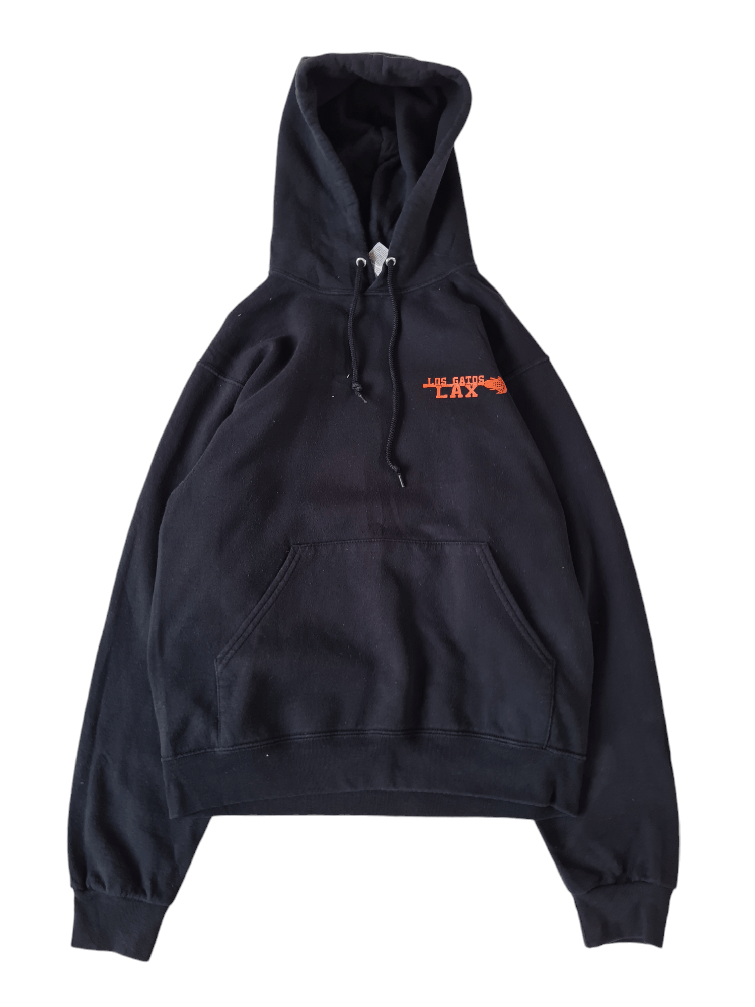 Jerzees × Vintage Vtg Hoodie Los Gatos Lax Pullover Size US S / EU 44-46 / 1 - 2 Thumbnail
