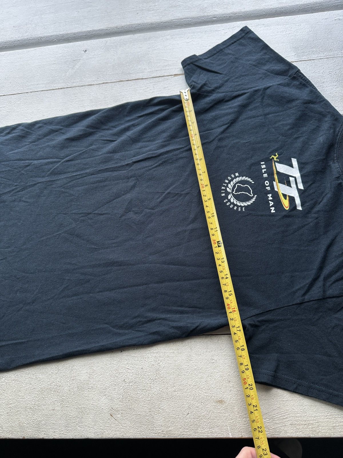 Vintage 🚨Racing T-shirt Isle of Man Vintage Big Logo 2 Side Size US S / EU 44-46 / 1 - 17 Thumbnail